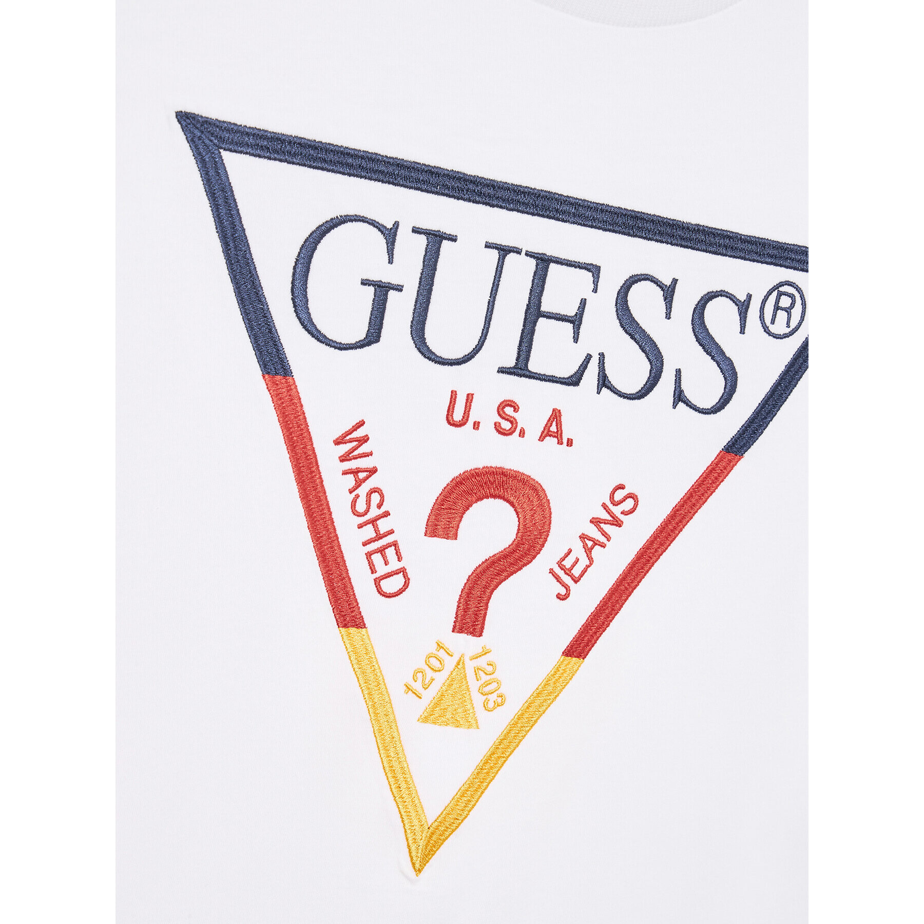 Guess Тишърт L3YI28K 8HM4 Бял Regular Fit - Pepit.bg