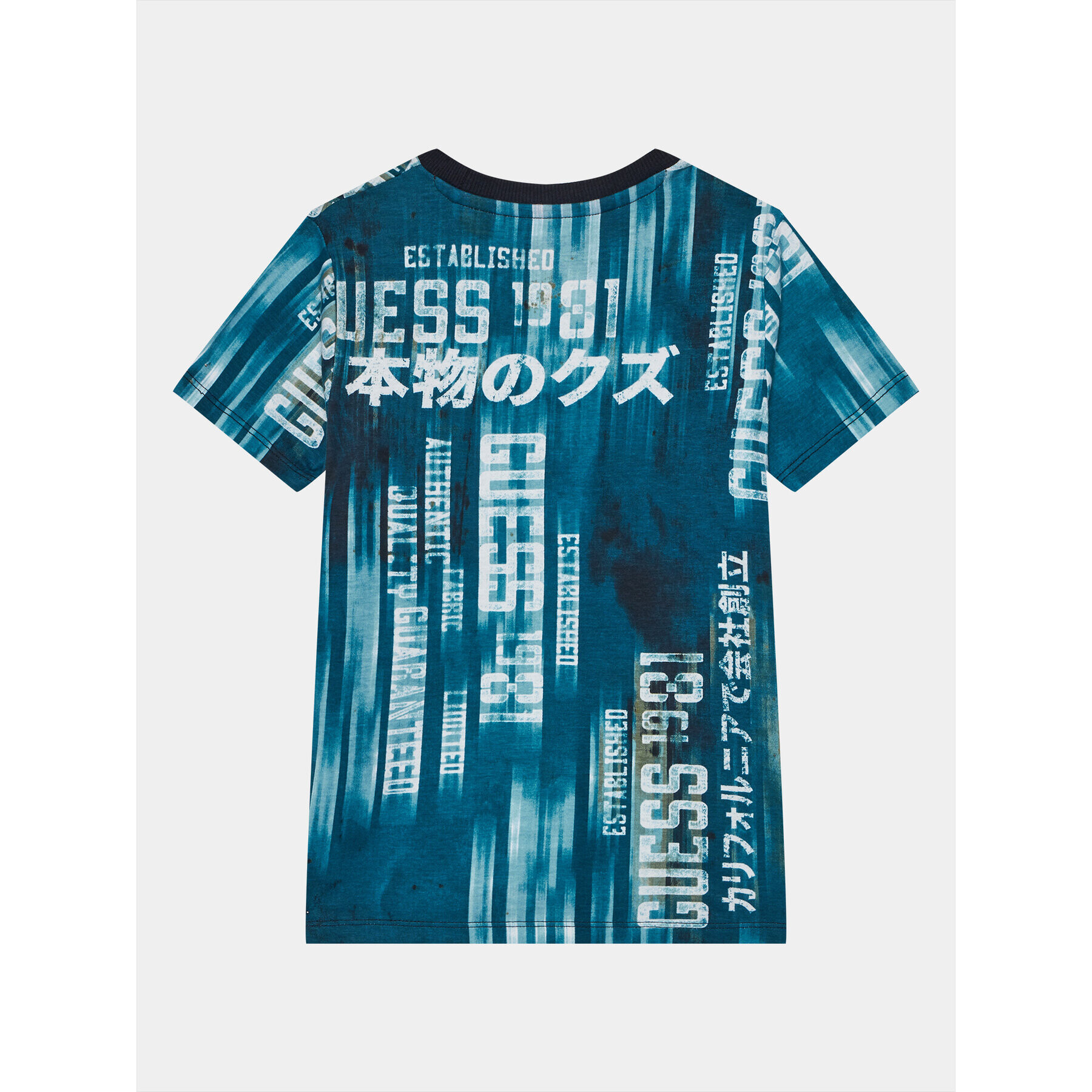 Guess Тишърт L4RI03 K8HM3 Син Regular Fit - Pepit.bg