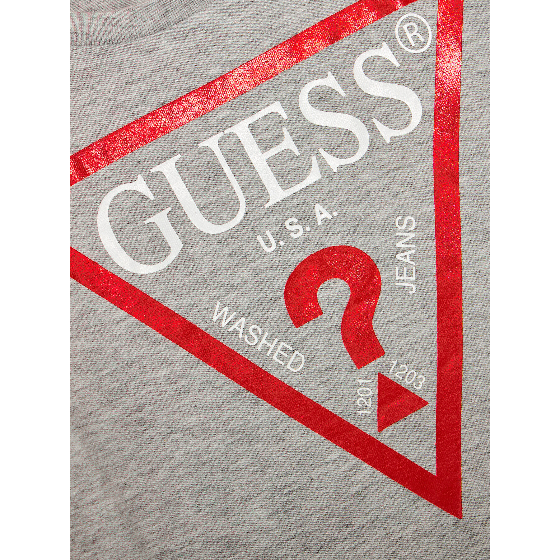 Guess Тишърт L73I55 K8HM0 Сив Regular Fit - Pepit.bg