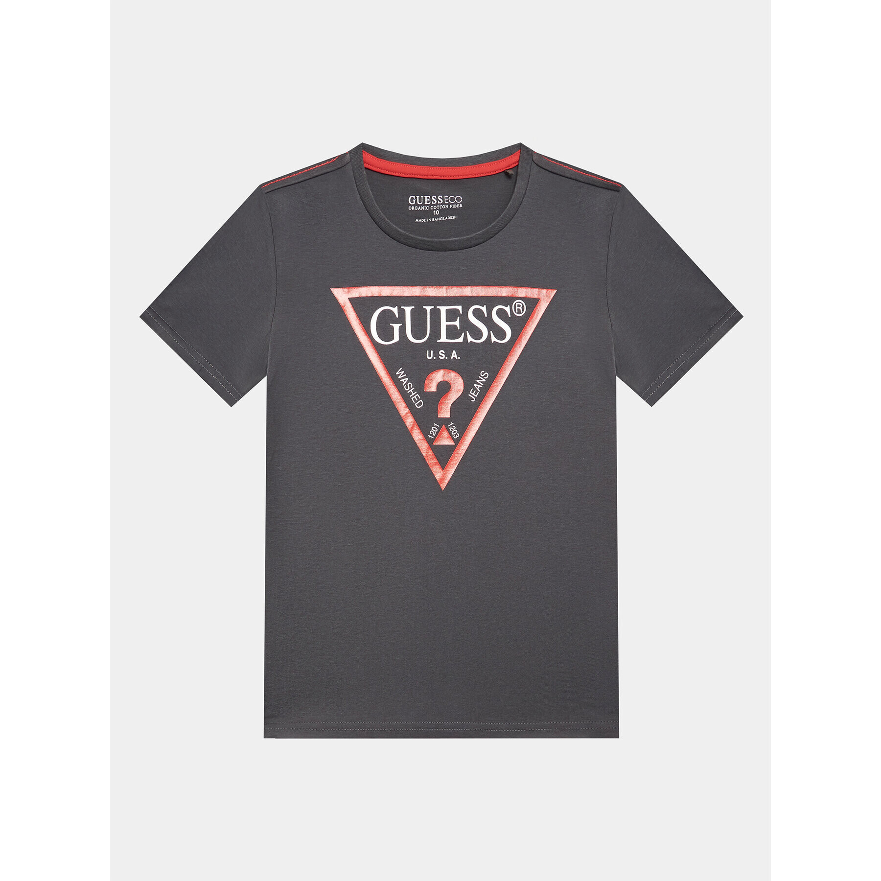Guess Тишърт L73I55 K8HM0 Сив Regular Fit - Pepit.bg