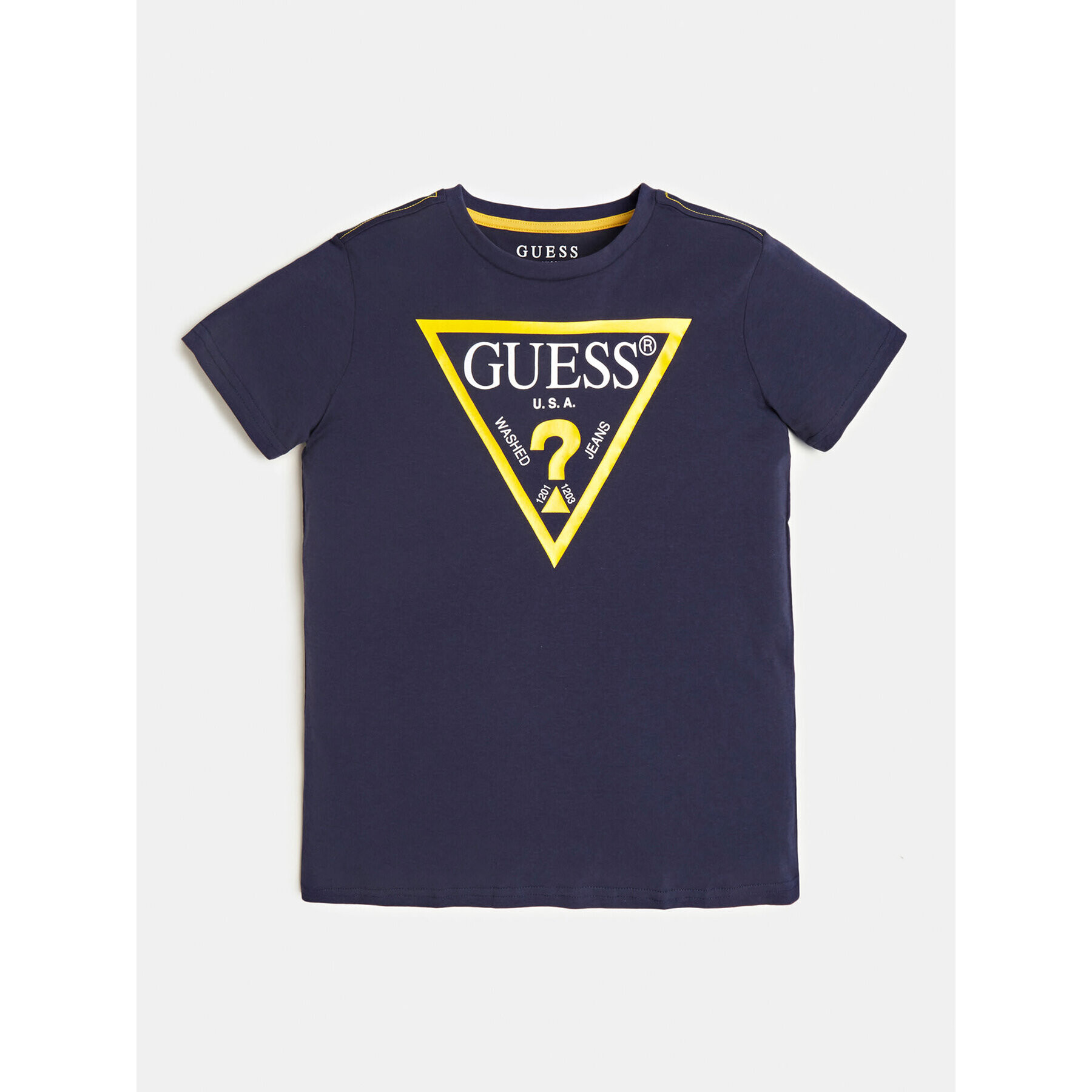 Guess Тишърт L73I55 K8HM0 Тъмносин Regular Fit - Pepit.bg