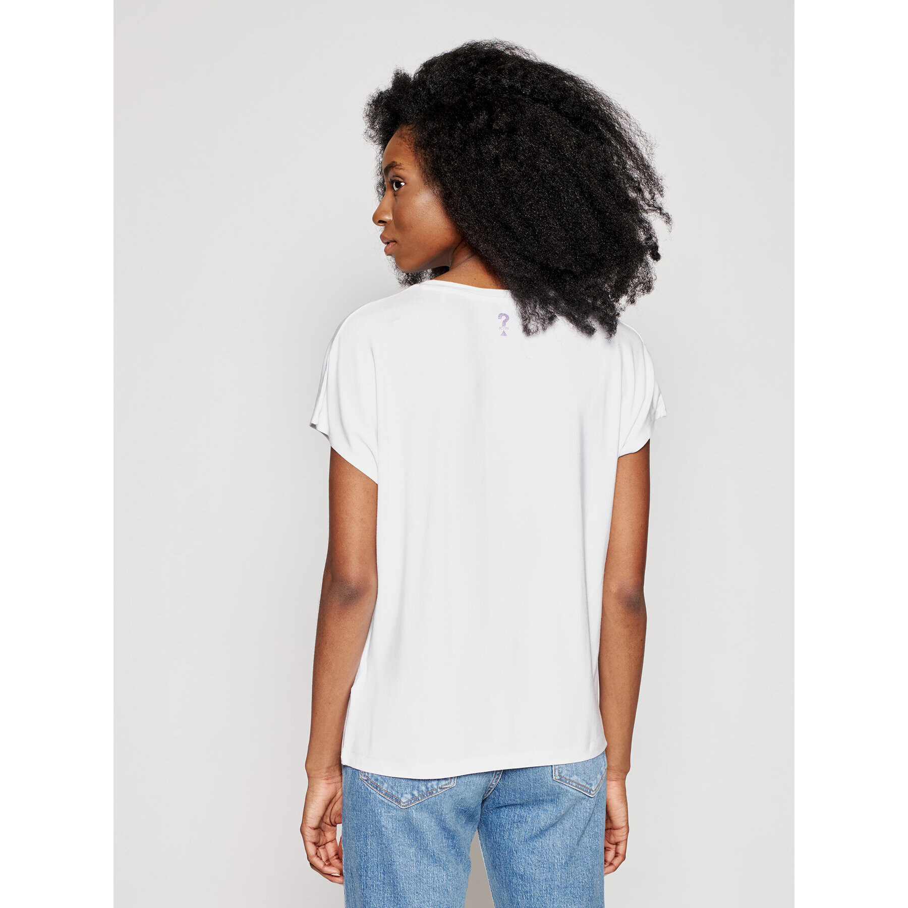 Guess Тишърт Leona W1GI0D K68D2 Бял Regular Fit - Pepit.bg