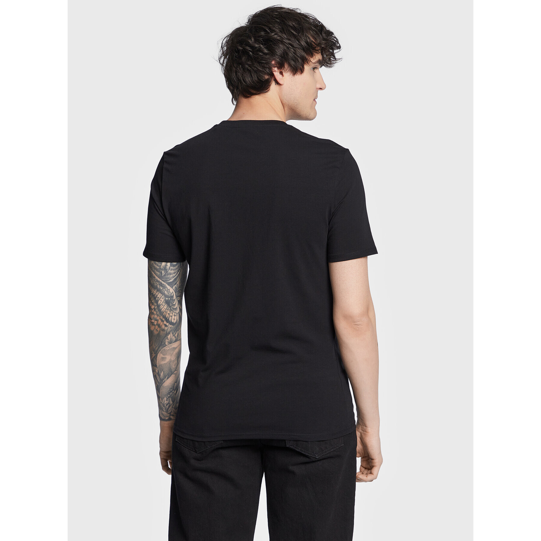 Guess Тишърт Logo F3GI10 J1314 Черен Slim Fit - Pepit.bg