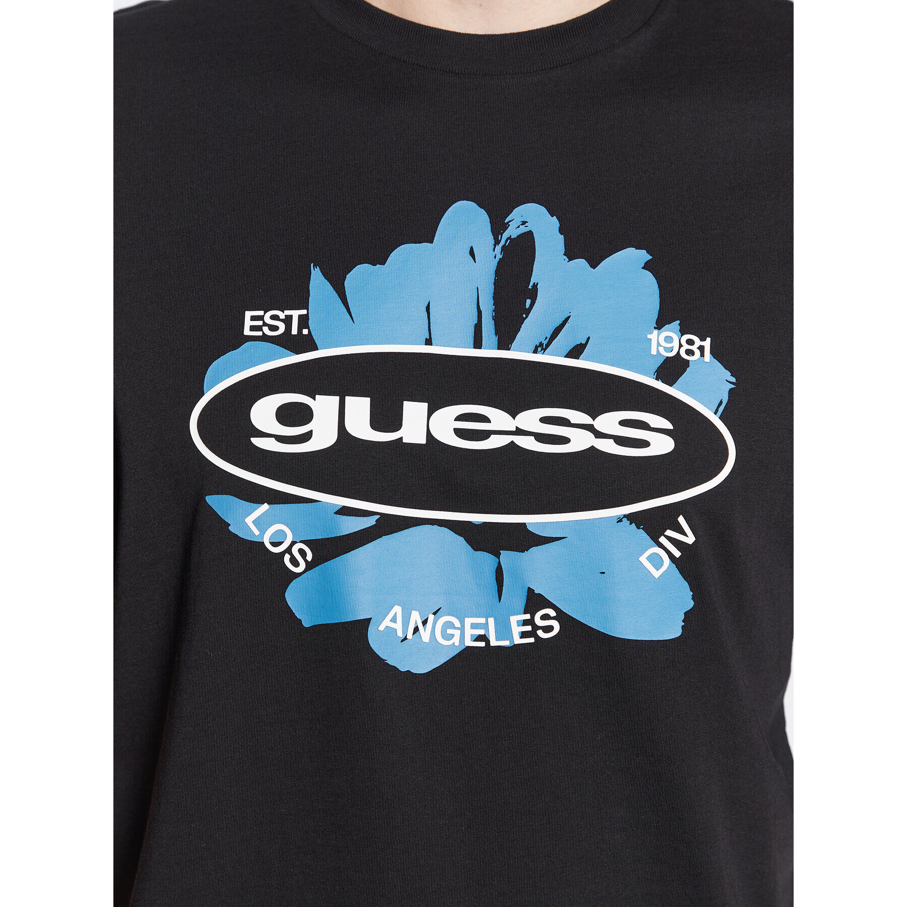 Guess Тишърт Logo M3GI61 K9RM1 Черен Slim Fit - Pepit.bg