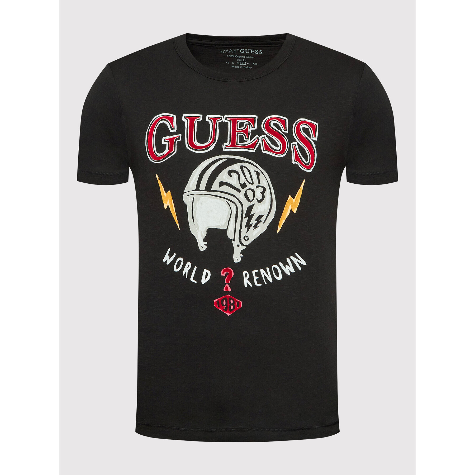 Guess Тишърт M2GI02 K6XN1 Черен Slim Fit - Pepit.bg