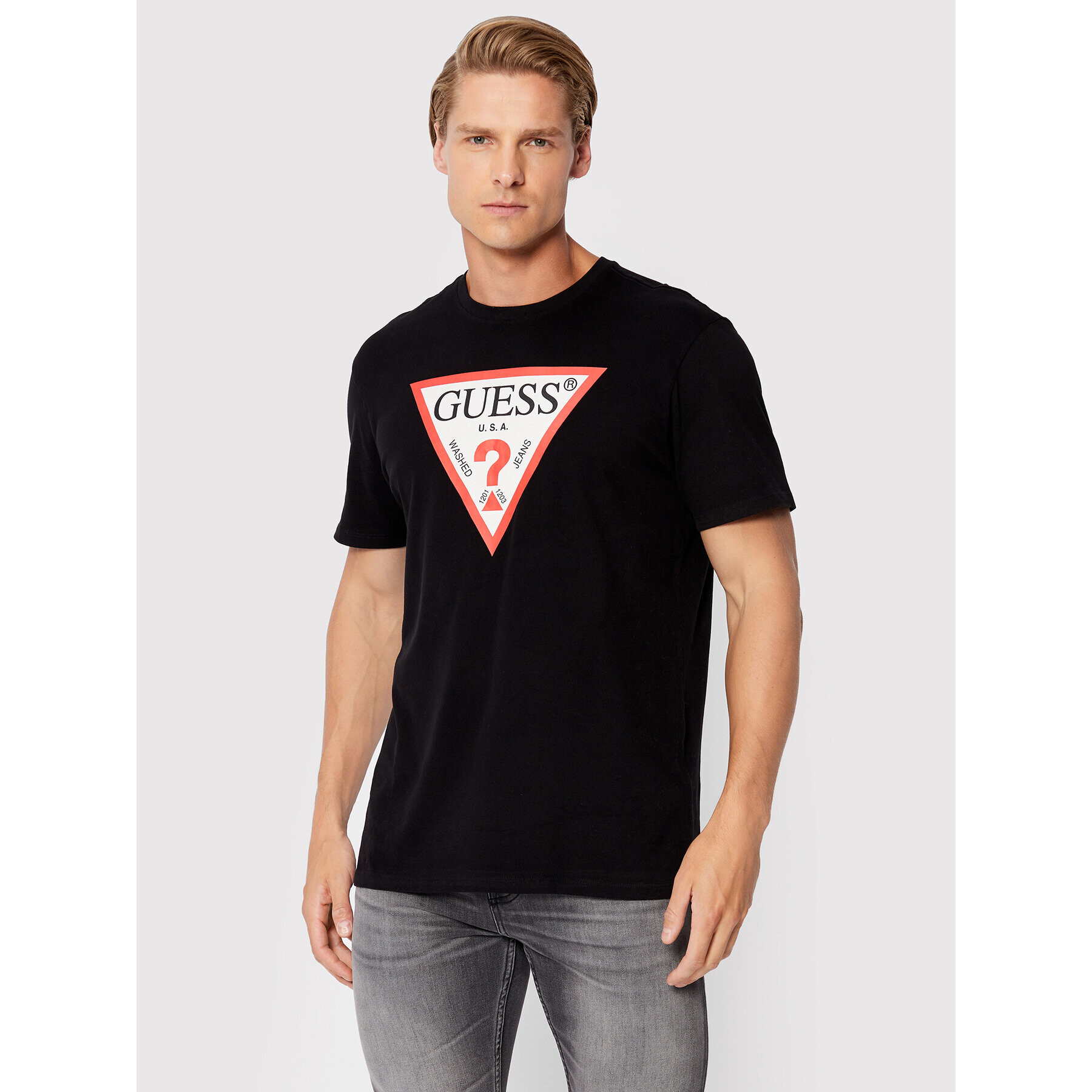 Guess Тишърт M2GI68 KBA60 Черен Regular Fit - Pepit.bg