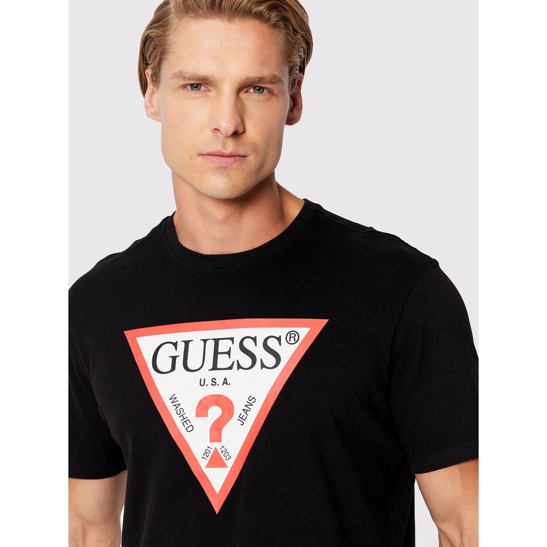 Guess Тишърт M2GI68 KBA60 Черен Regular Fit - Pepit.bg