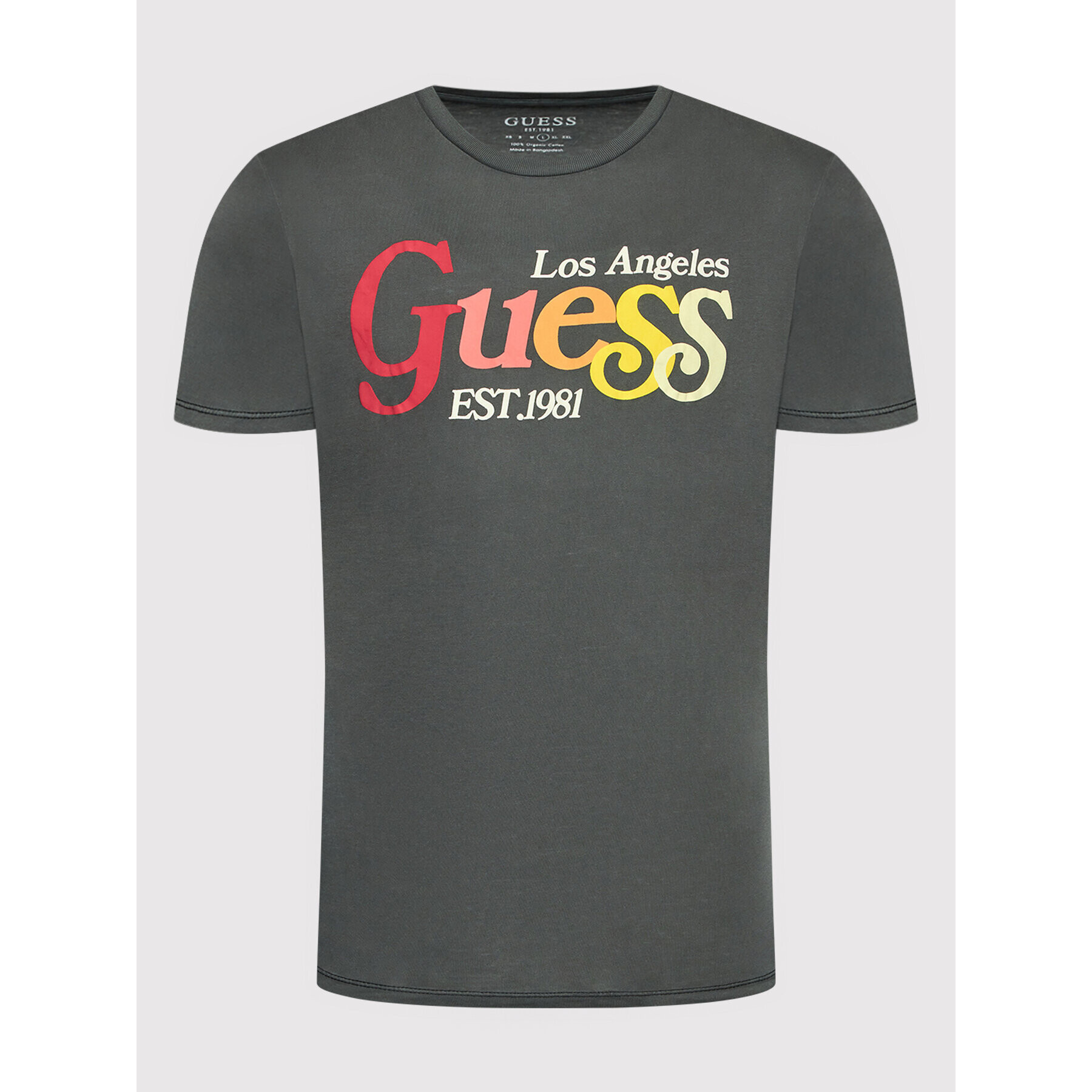 Guess Тишърт M2YI07 K9RM1 Сив Regular Fit - Pepit.bg