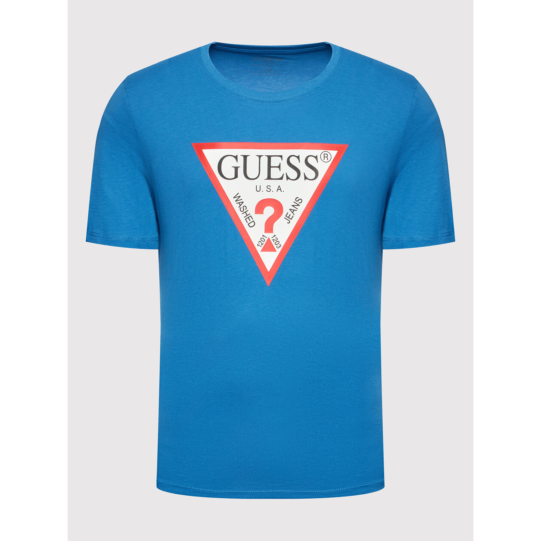 Guess Тишърт M2YI71 I3Z11 Син Slim Fit - Pepit.bg