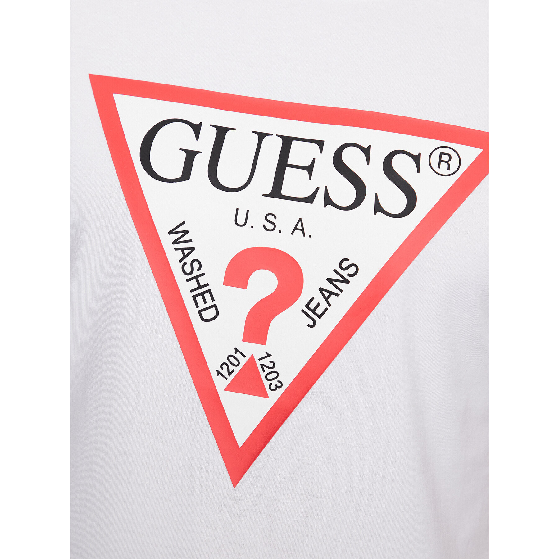 Guess Тишърт M2YI71 I3Z14 Бял Slim Fit - Pepit.bg