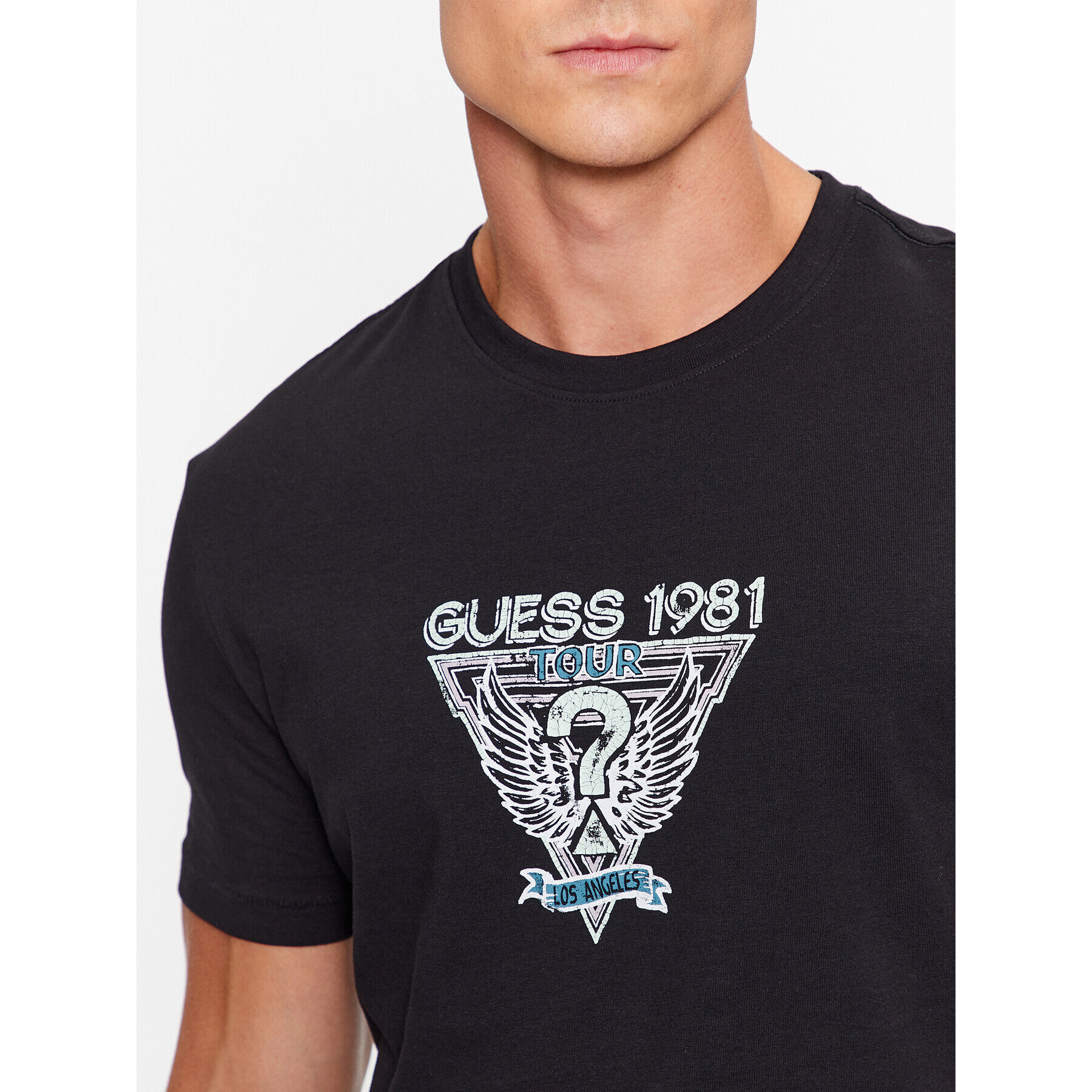 Guess Тишърт M3BI30 J1314 Черен Regular Fit - Pepit.bg