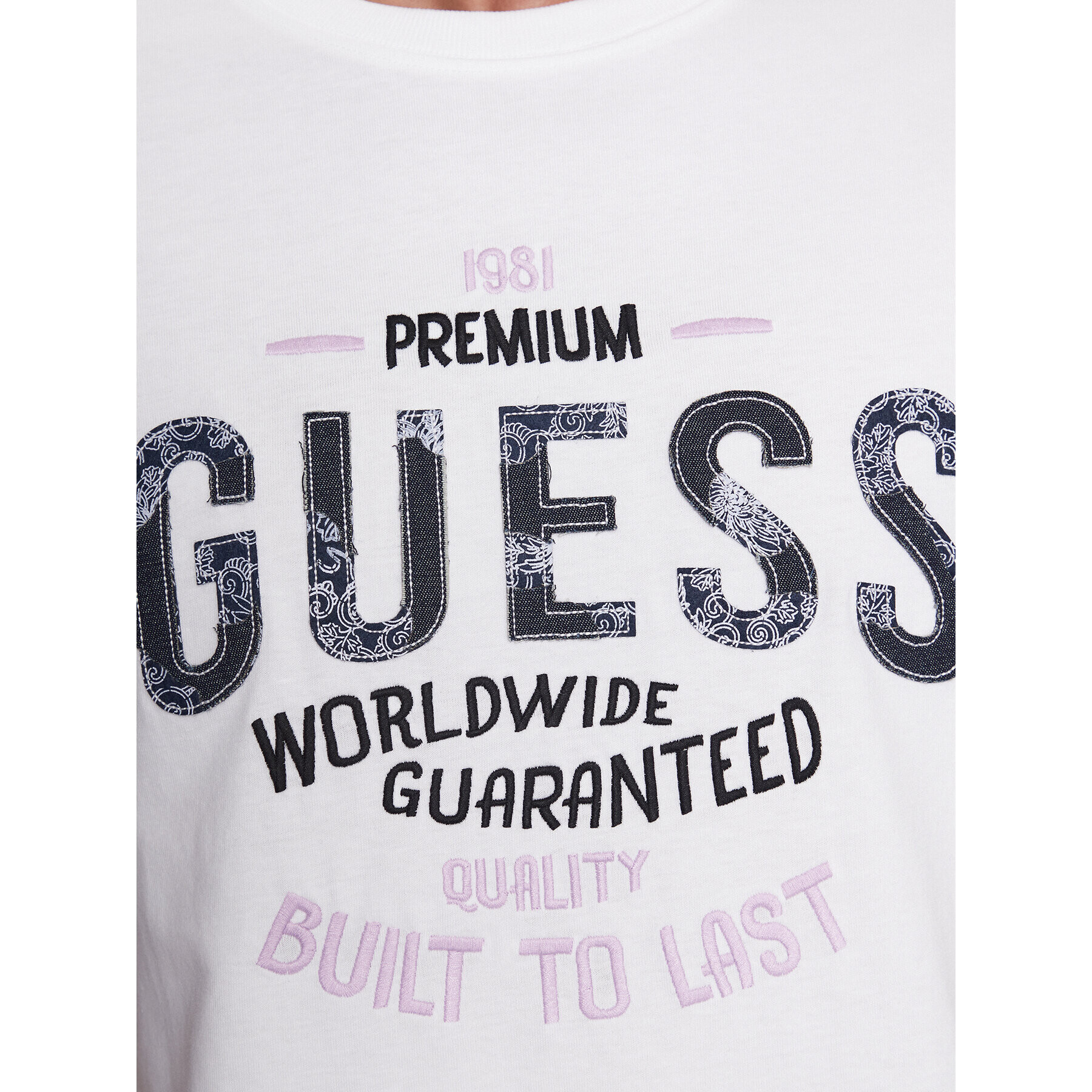 Guess Тишърт M3BI41 K8FQ4 Бял Regular Fit - Pepit.bg