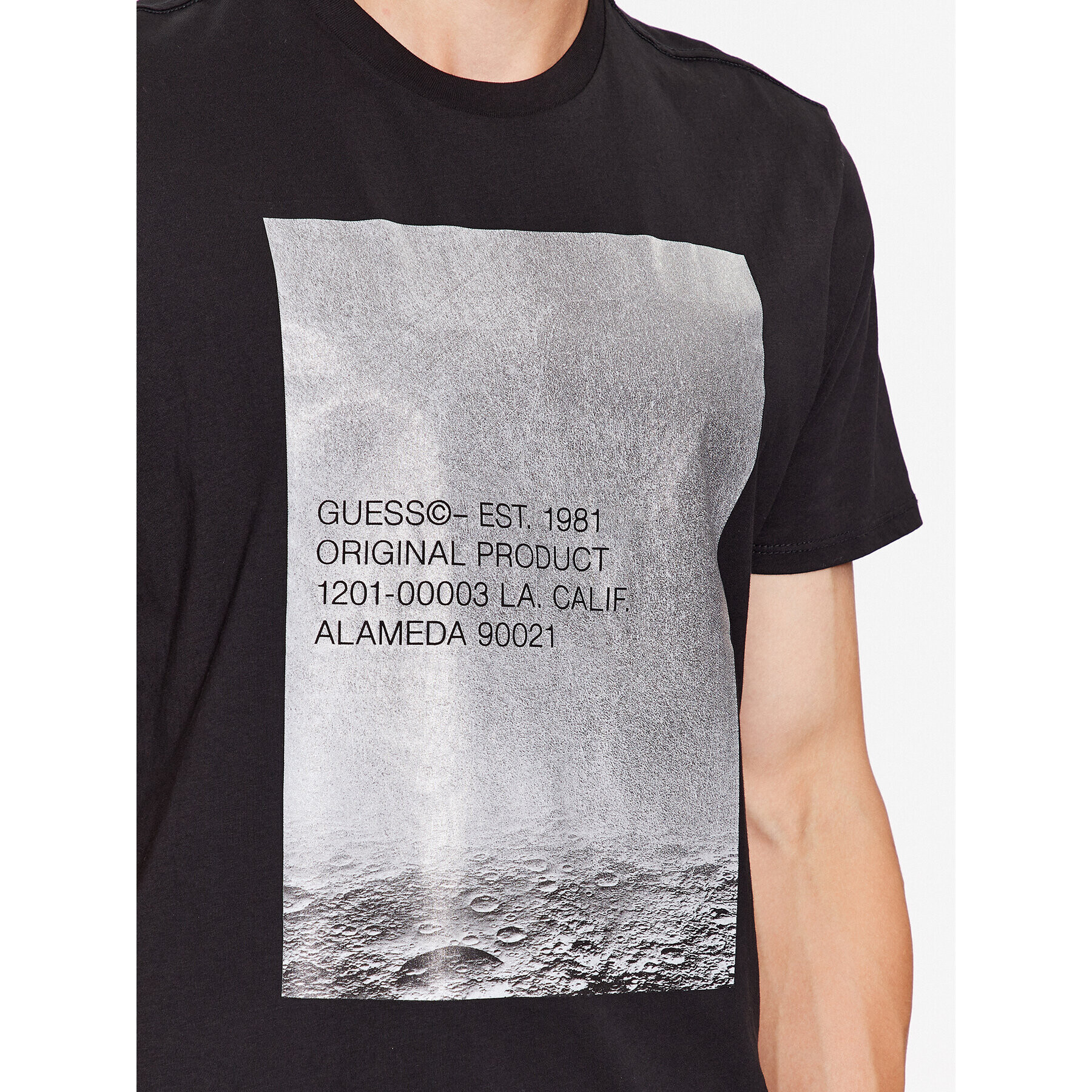 Guess Тишърт M3BI67 K9RM1 Черен Slim Fit - Pepit.bg