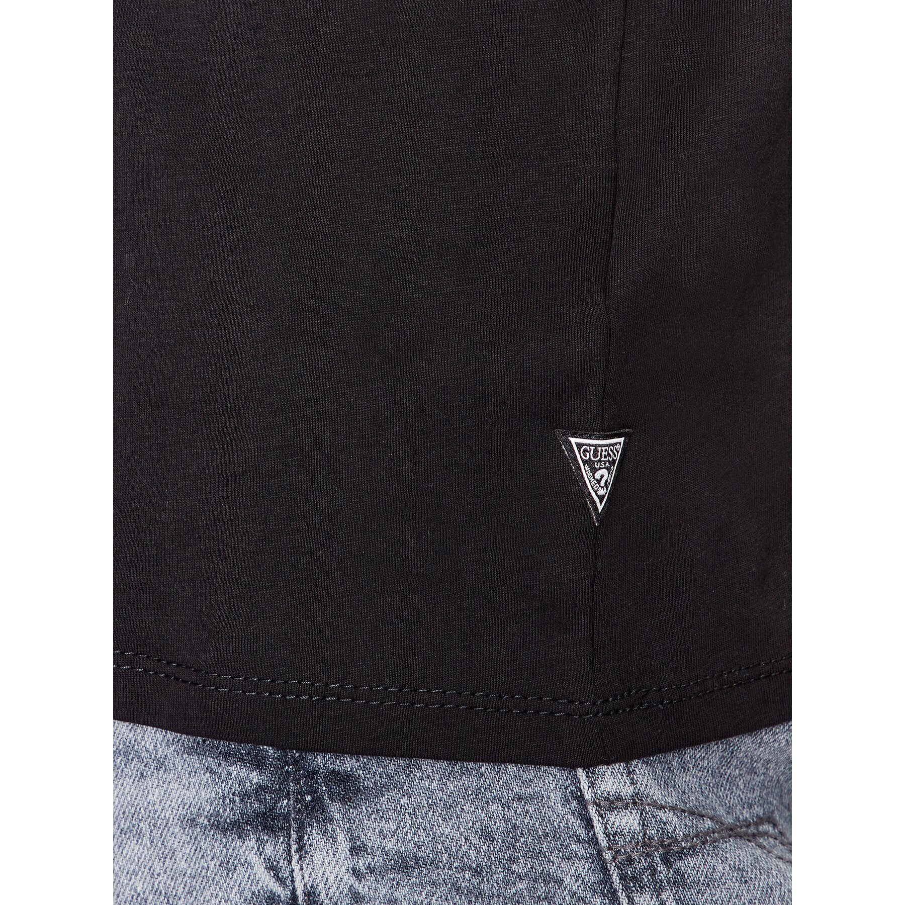 Guess Тишърт M3BI67 K9RM1 Черен Slim Fit - Pepit.bg