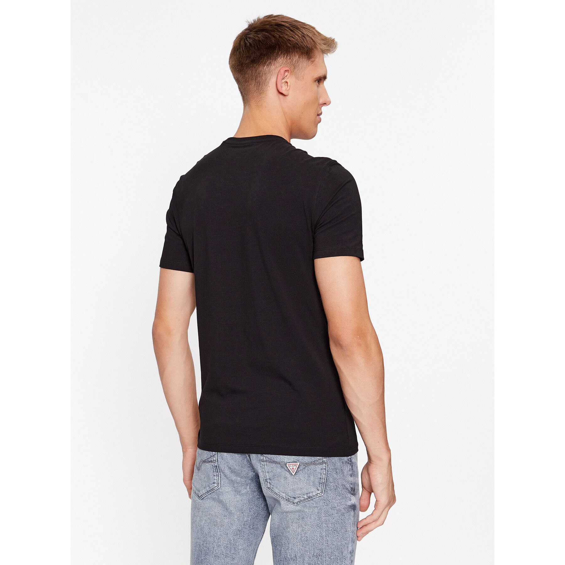 Guess Тишърт M3BI73 J1314 Черен Slim Fit - Pepit.bg