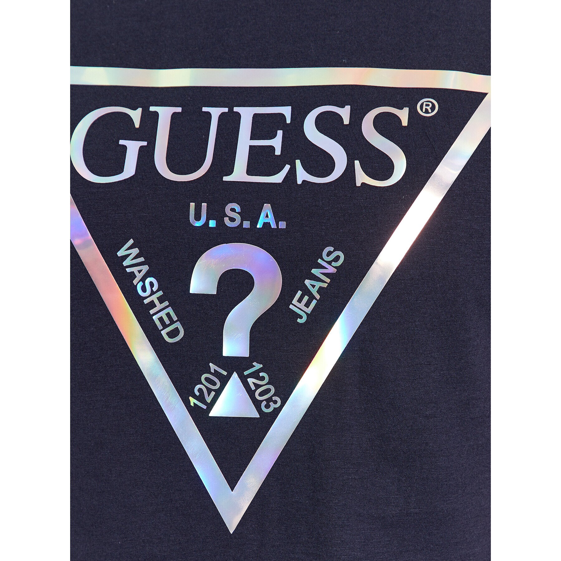 Guess Тишърт M3BI81 K9RM1 Тъмносин Slim Fit - Pepit.bg