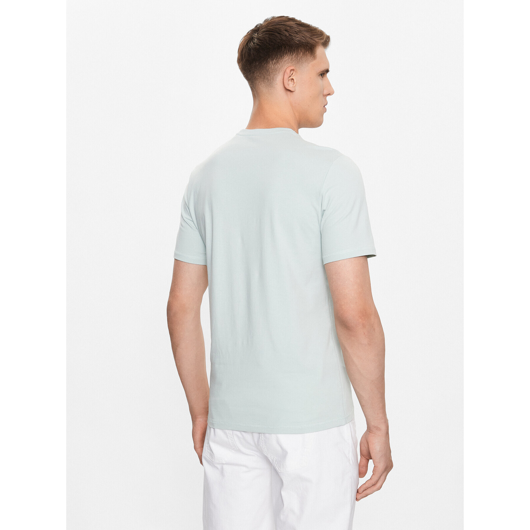 Guess Тишърт M3YI26 J1314 Син Slim Fit - Pepit.bg