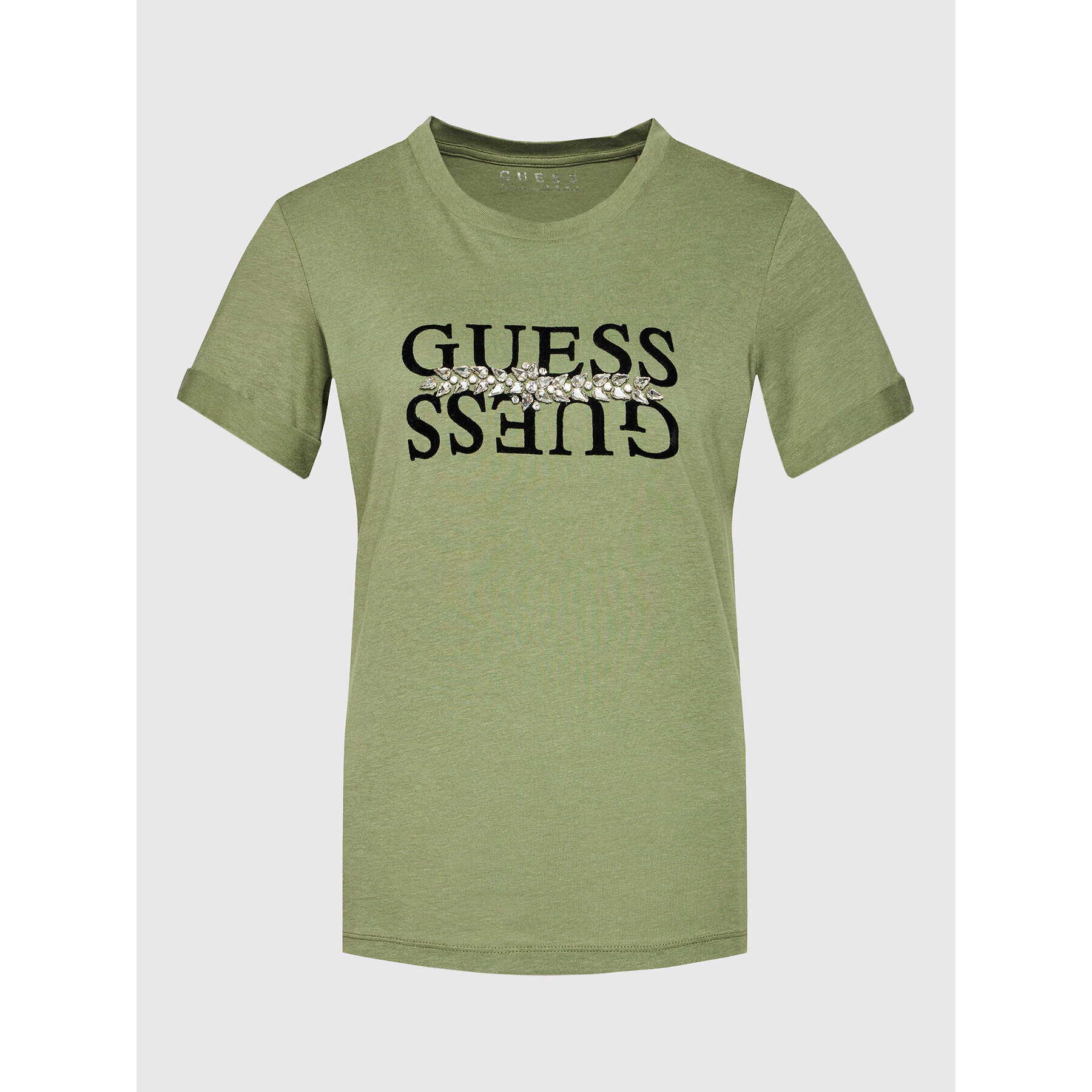 Guess Тишърт Maider W1BI08 K46D1 Зелен Relaxed Fit - Pepit.bg