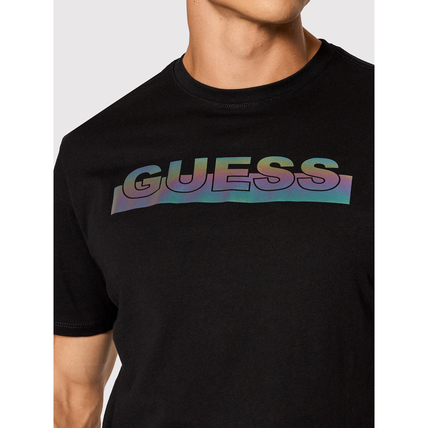 Guess Тишърт MBBI40 KAVR0 Черен Regular Fit - Pepit.bg