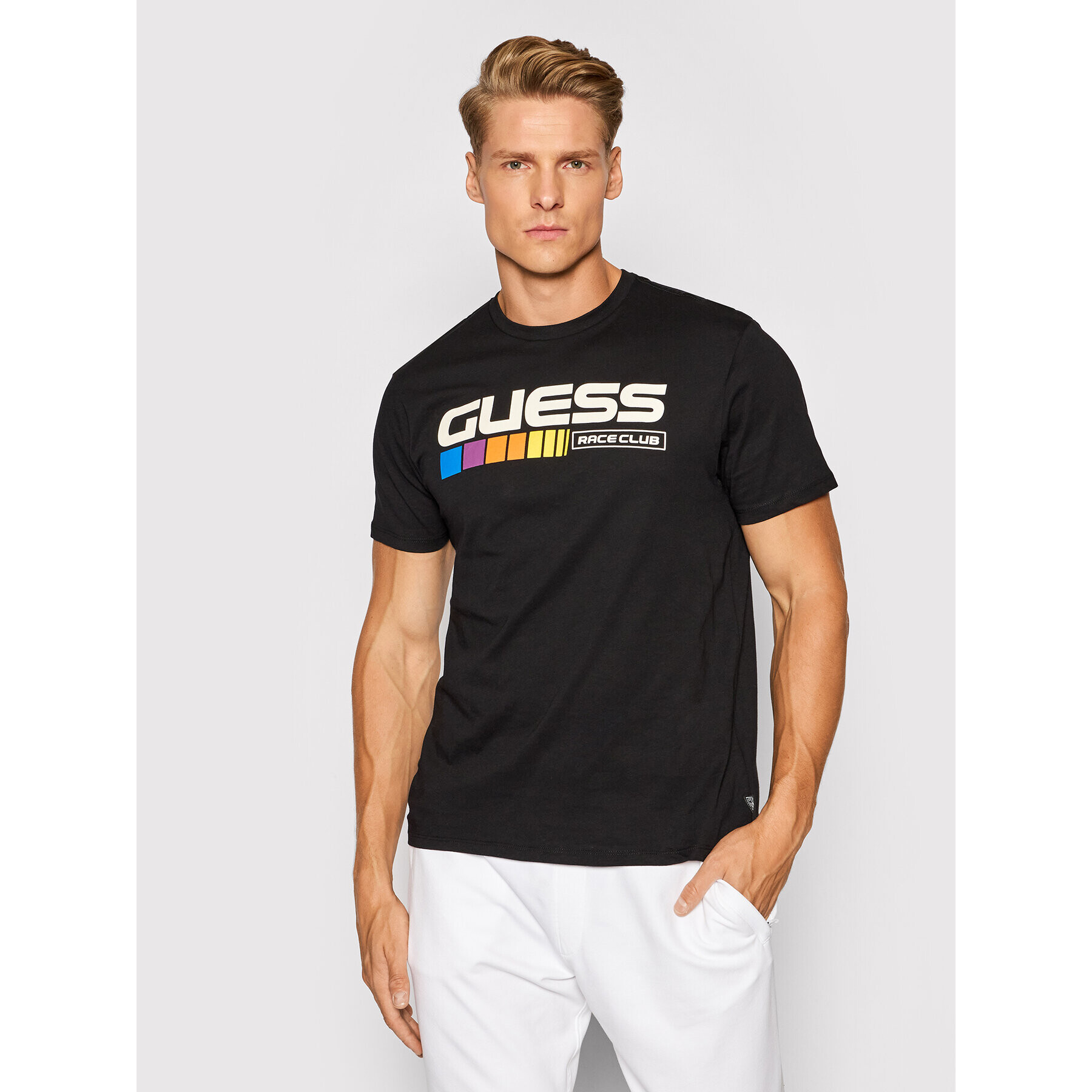 Guess Тишърт MBBI41 KARC1 Черен Regular Fit - Pepit.bg