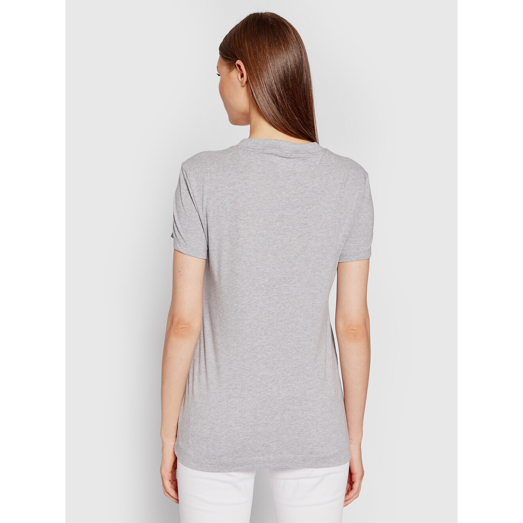 Guess Тишърт Mini Triangle W1YI0Z J1311 Сив Slim Fit - Pepit.bg
