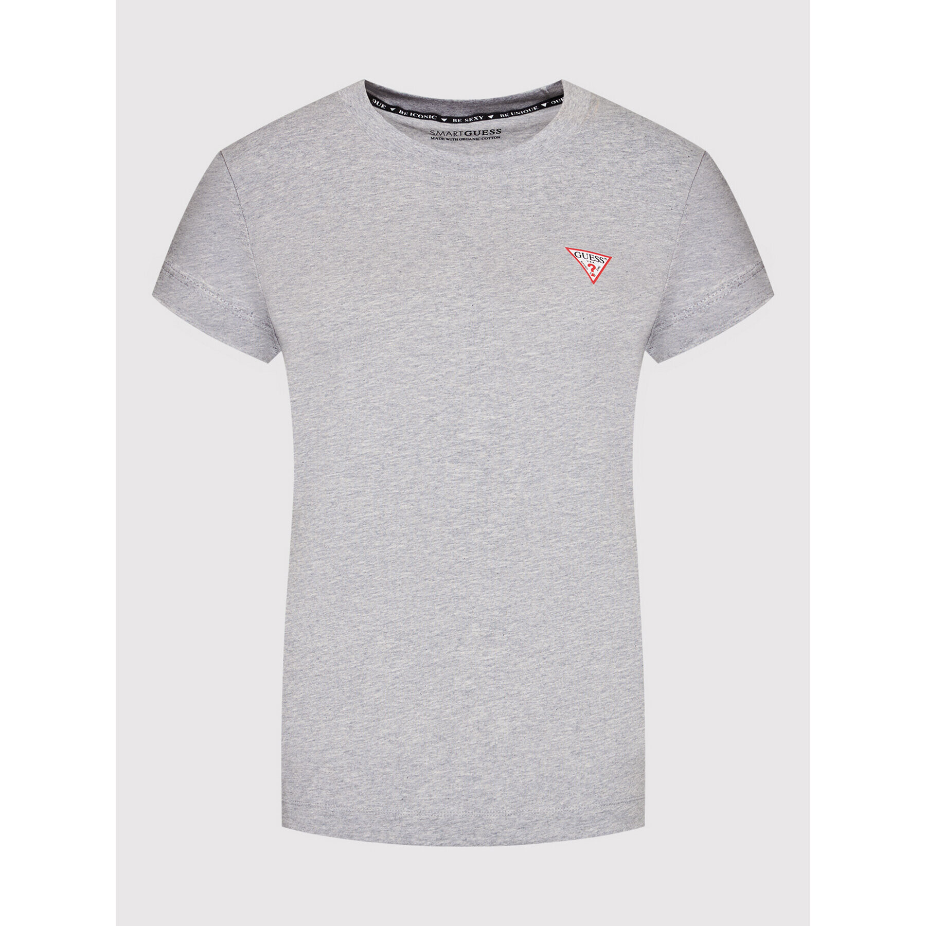 Guess Тишърт Mini Triangle W1YI0Z J1311 Сив Slim Fit - Pepit.bg