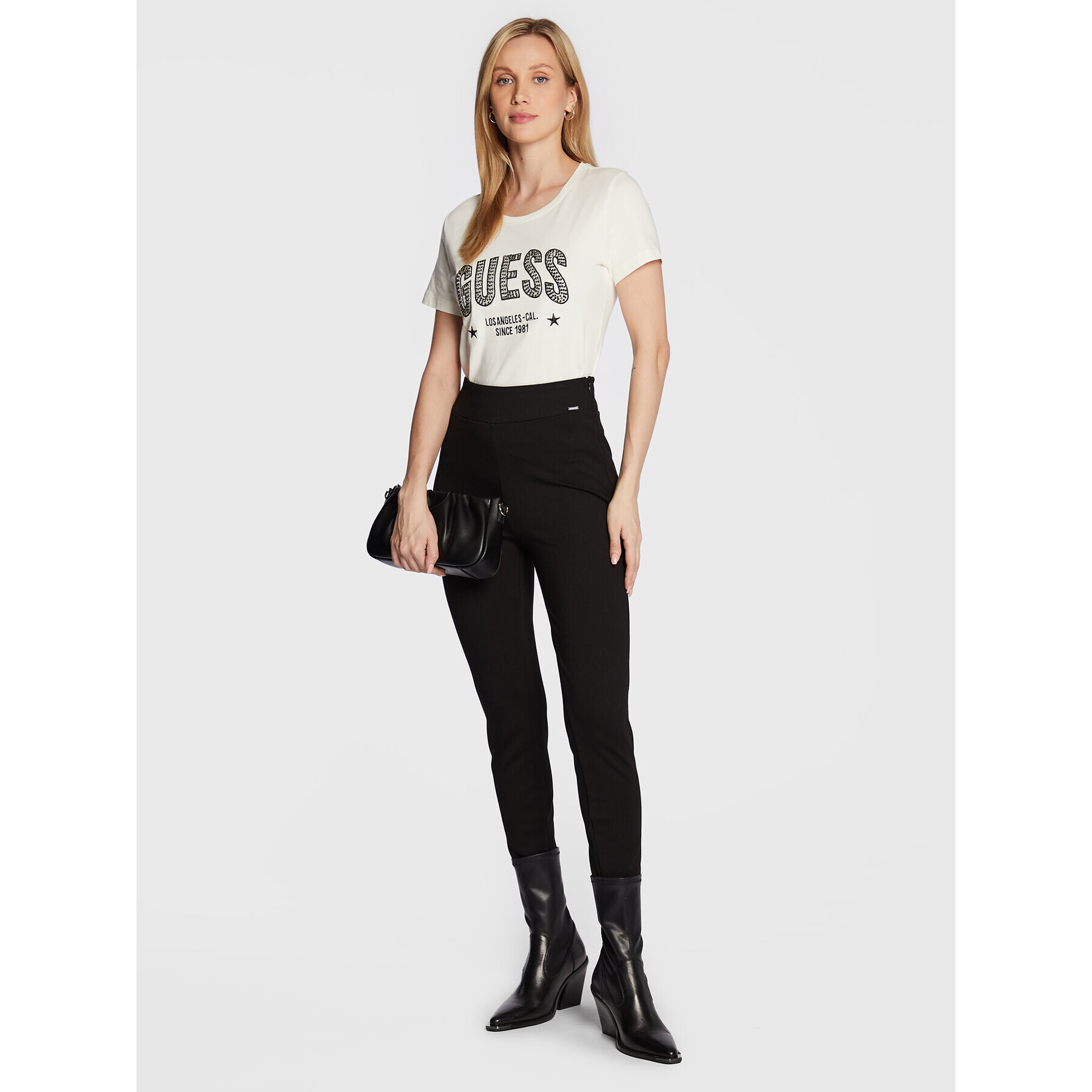 Guess Тишърт Mirela W2BI16 I3Z13 Бял Regular Fit - Pepit.bg