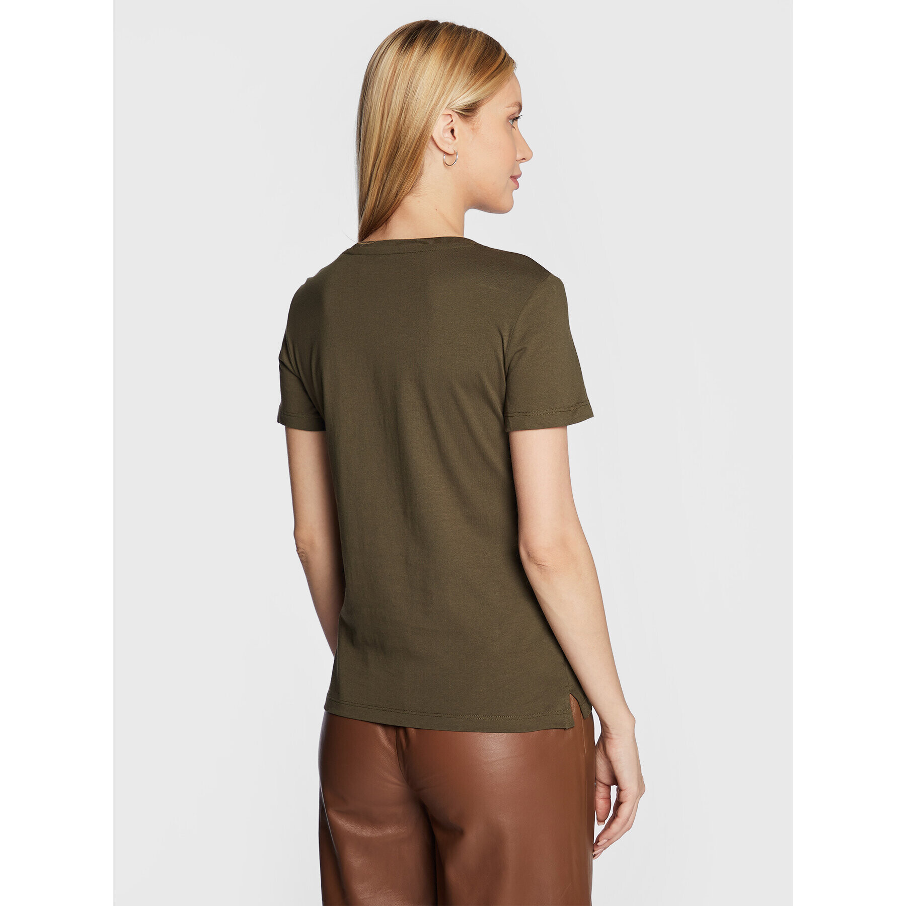 Guess Тишърт Mirela W2BI16 I3Z13 Зелен Regular Fit - Pepit.bg