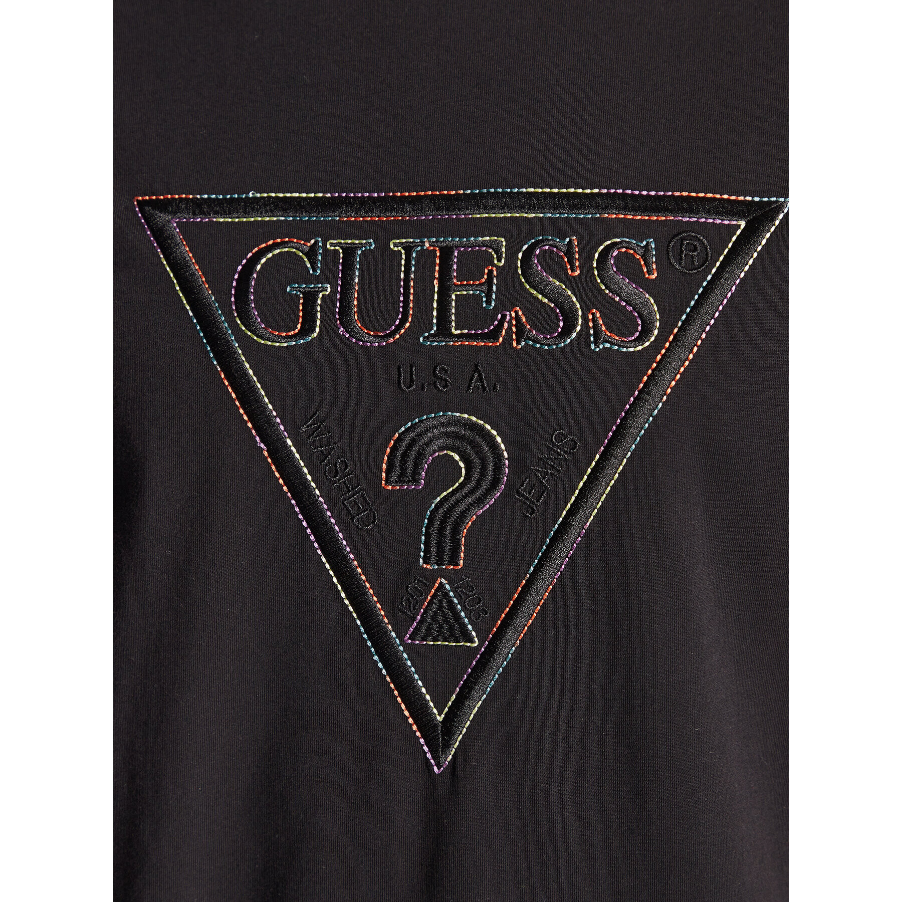 Guess Тишърт Moisey M3RI15 K8FQ4 Черен Regular Fit - Pepit.bg