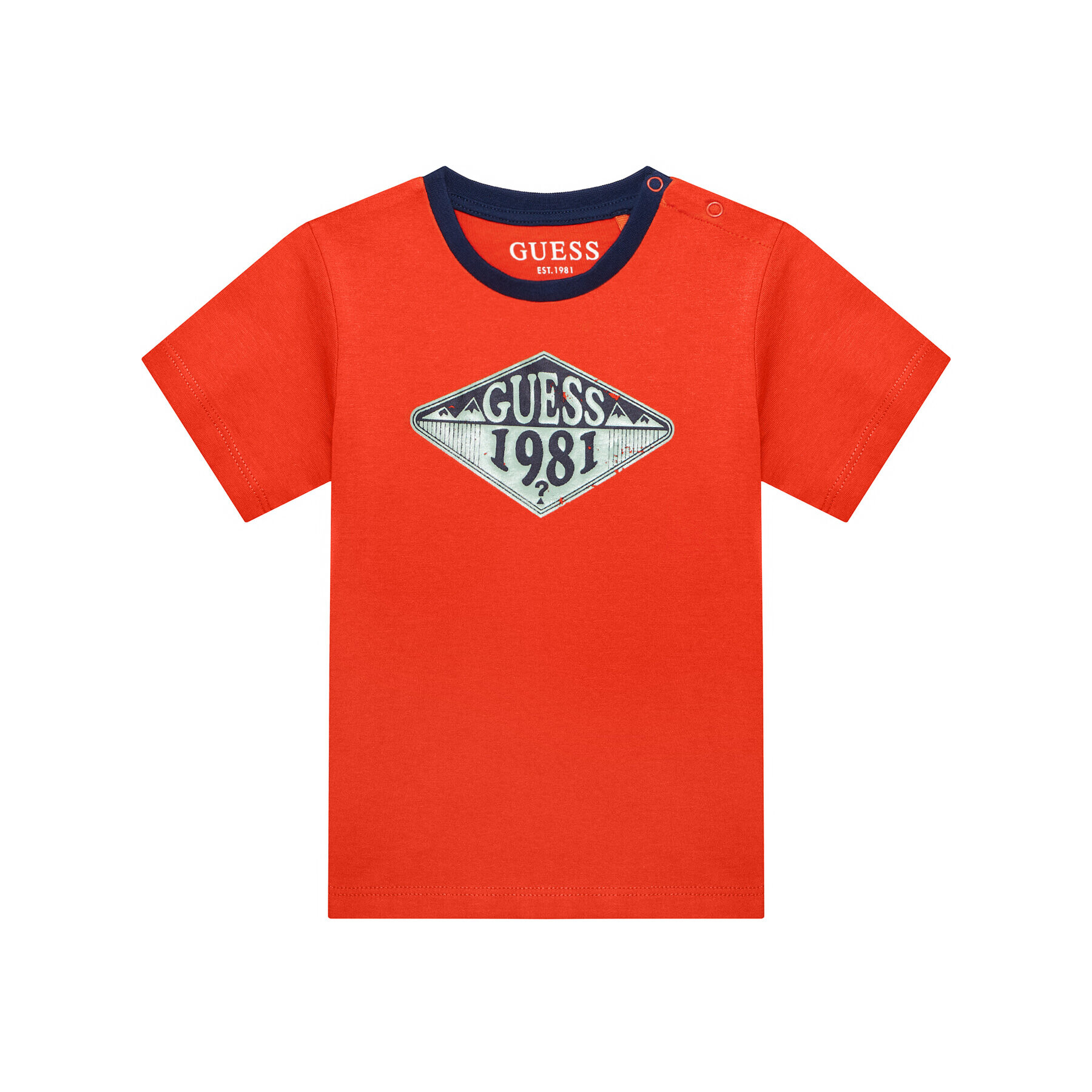 Guess Тишърт N1GI10 K8HM0 Оранжев Regular Fit - Pepit.bg
