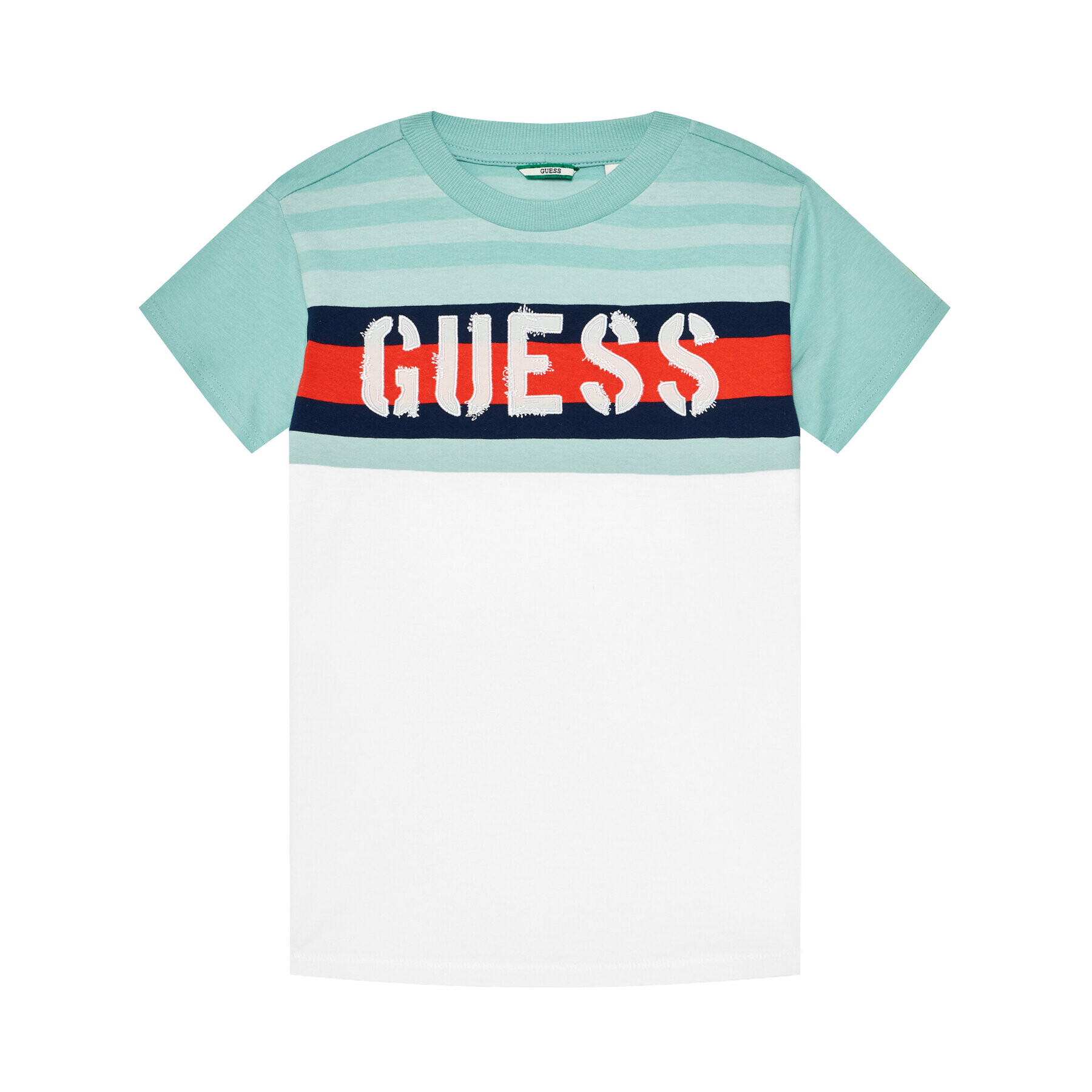 Guess Тишърт N1GI12 K8HM0 Зелен Regular Fit - Pepit.bg