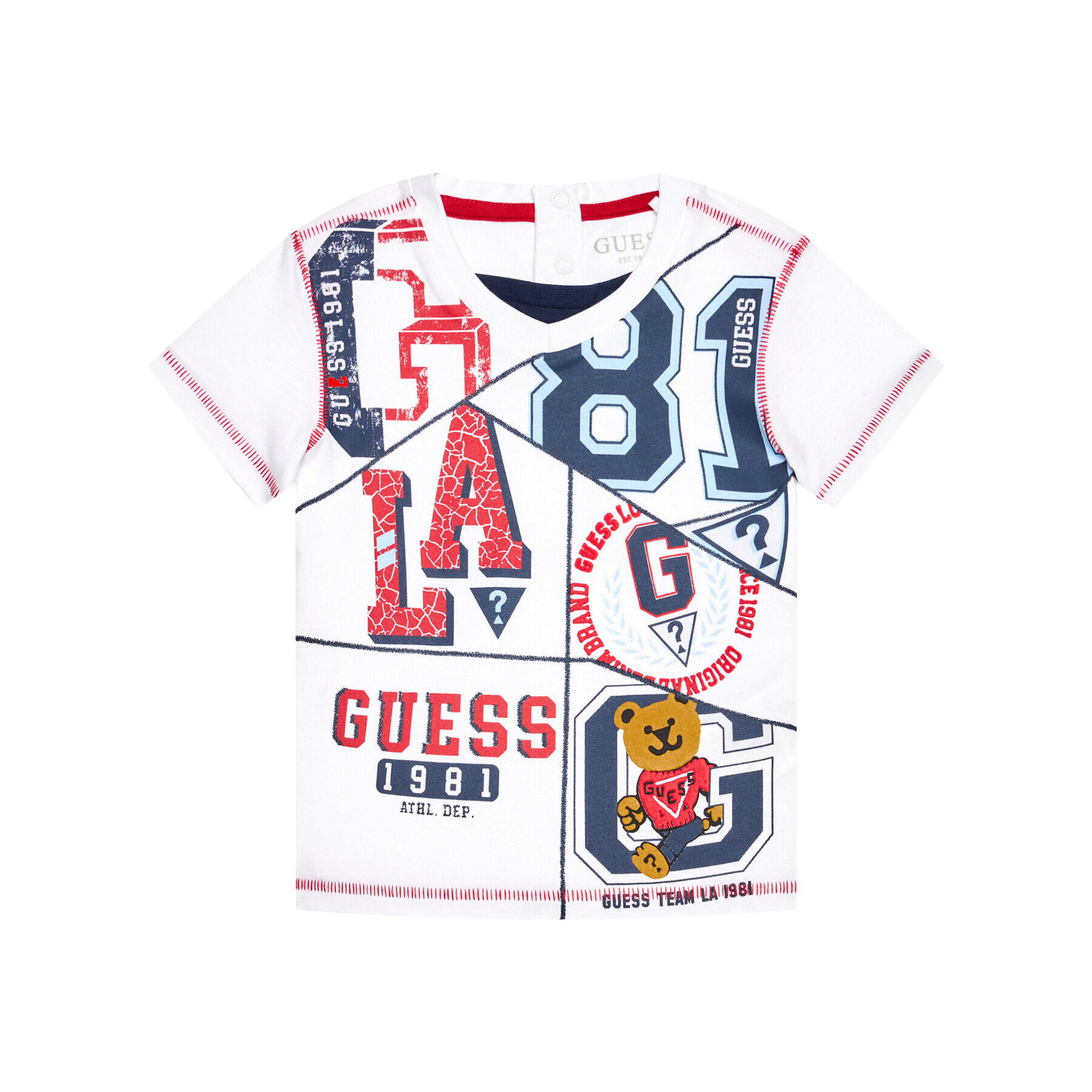 Guess Тишърт N1RI20 K8HM0 Цветен Regular Fit - Pepit.bg