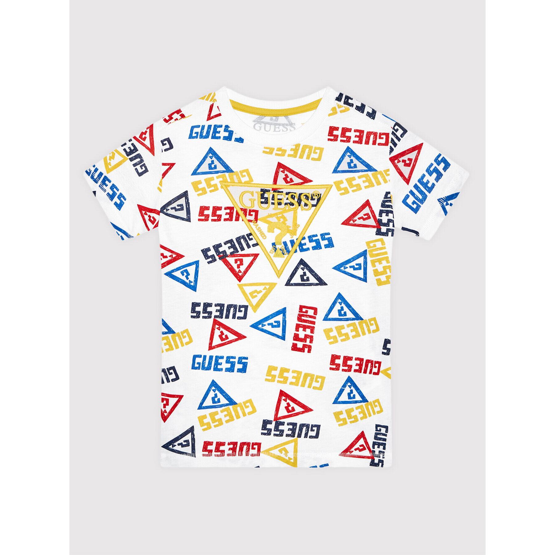 Guess Тишърт N1YI07 K8HM0 Бял Regular Fit - Pepit.bg