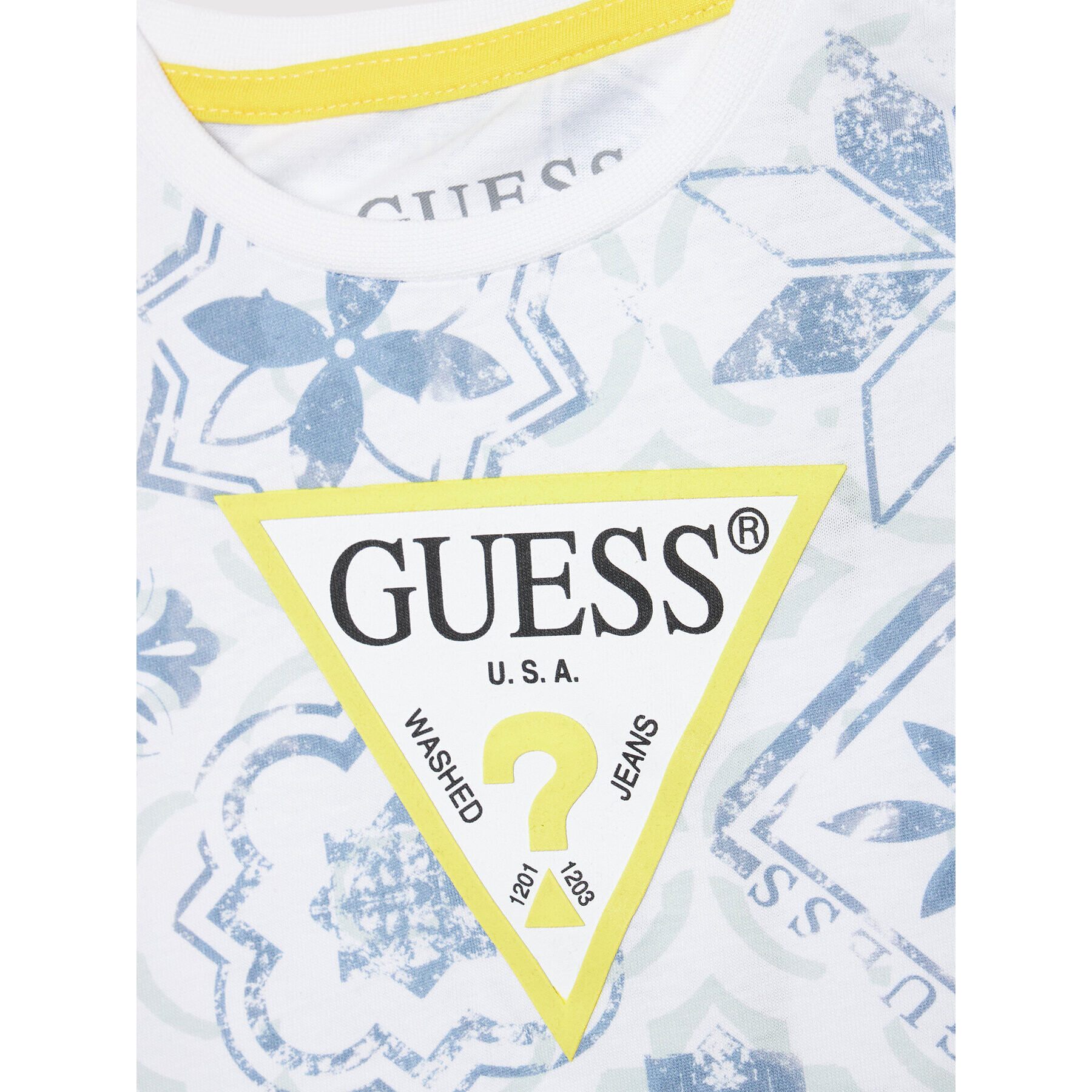 Guess Тишърт N2GI06 K8HM3 Бял Regular Fit - Pepit.bg