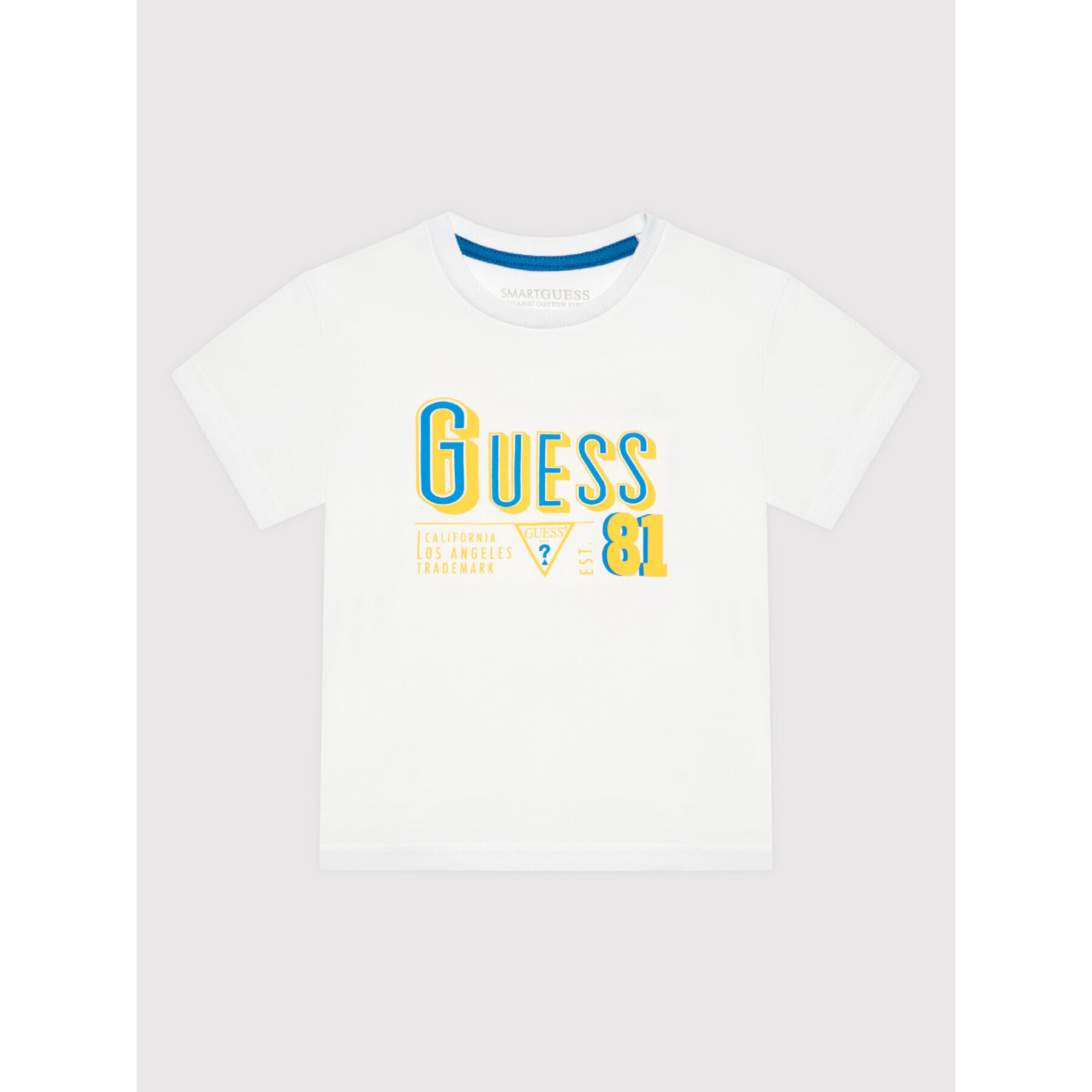 Guess Тишърт N2GI07 K8HM0 Бял Regular Fit - Pepit.bg