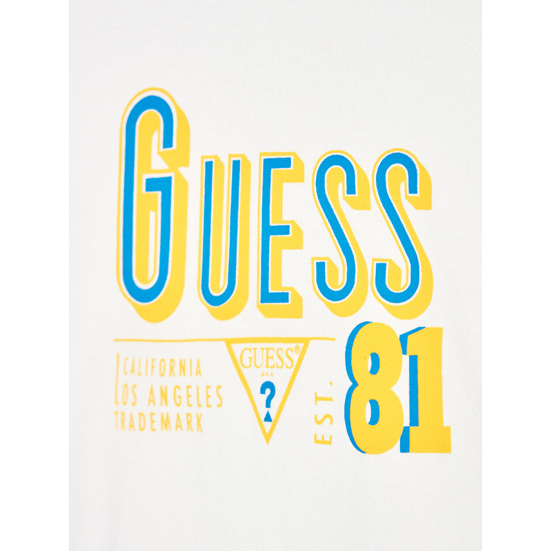 Guess Тишърт N2GI07 K8HM0 Бял Regular Fit - Pepit.bg