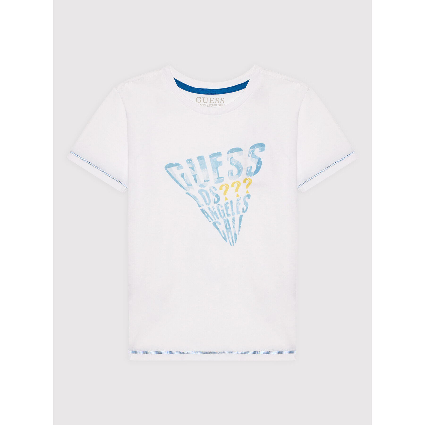 Guess Тишърт N2GI08 K8HM0 Бял Regular Fit - Pepit.bg