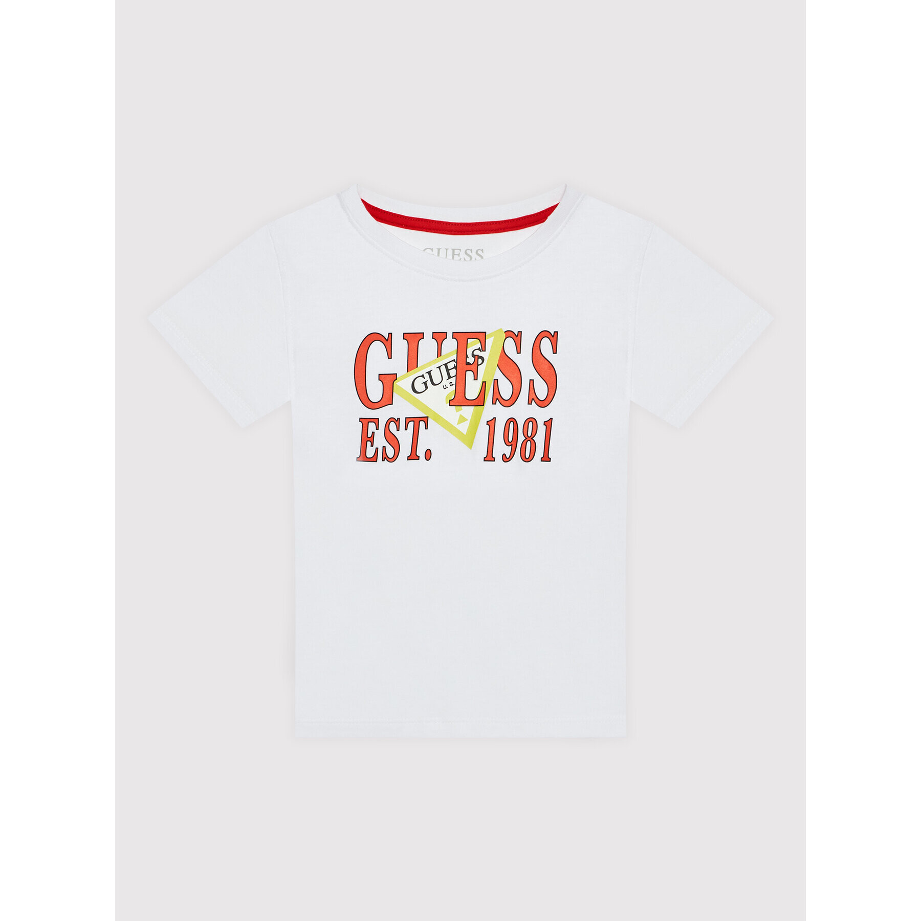 Guess Тишърт N2RI00 K8HM0 Бял Regular Fit - Pepit.bg
