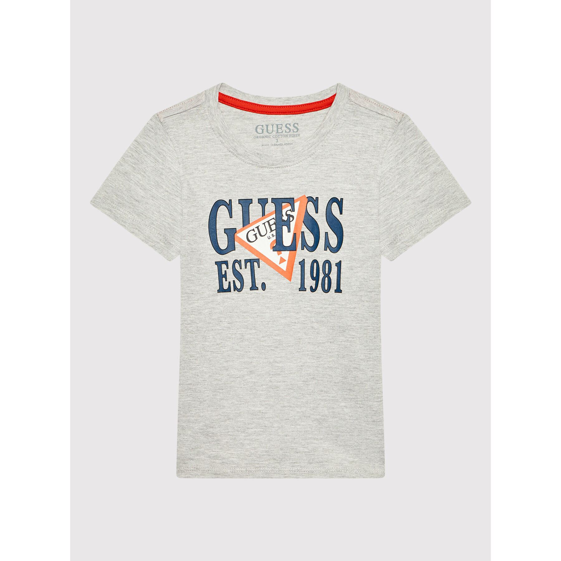 Guess Тишърт N2RI00 K8HM0 Сив Regular Fit - Pepit.bg