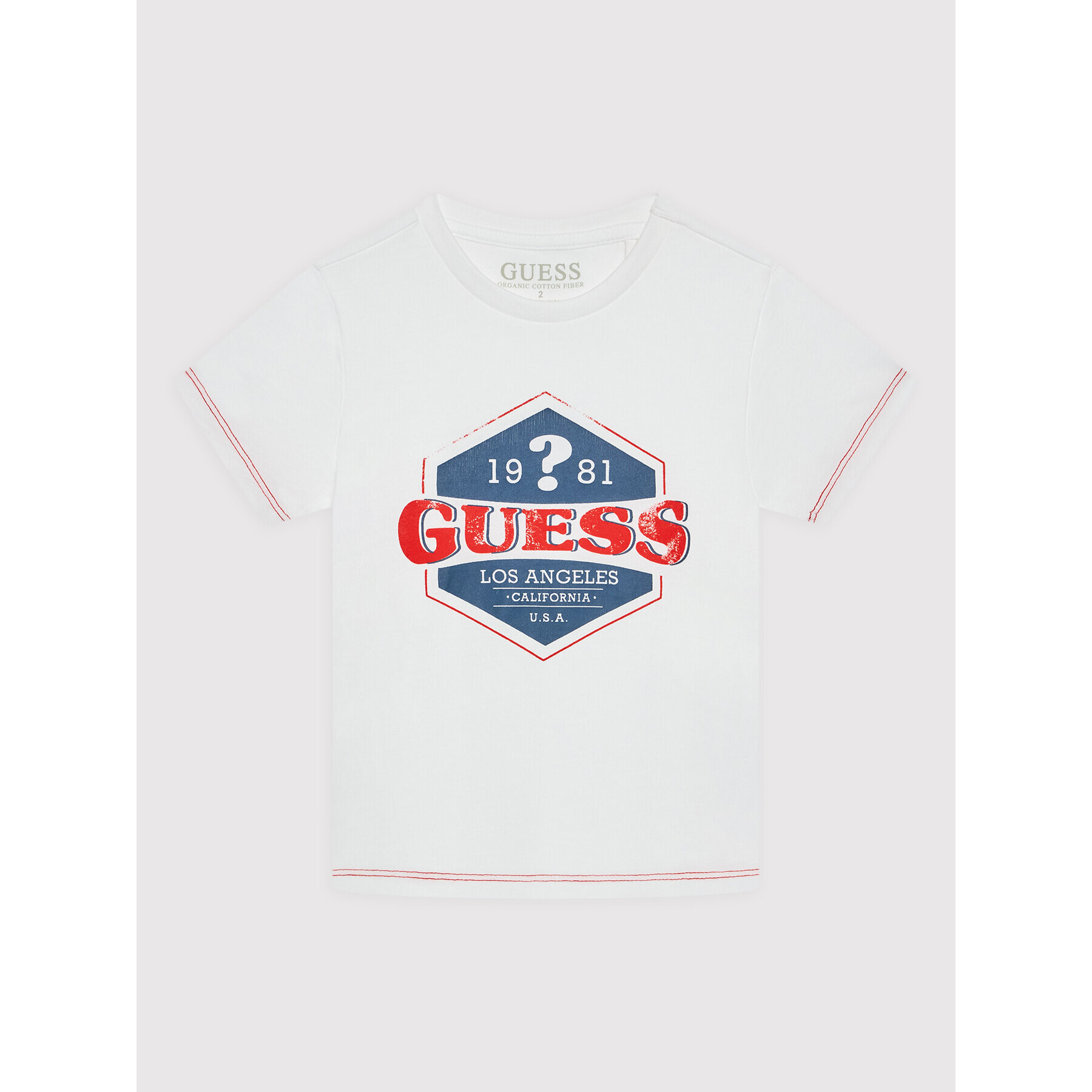 Guess Тишърт N2RI02 K8HM0 Бял Regular Fit - Pepit.bg
