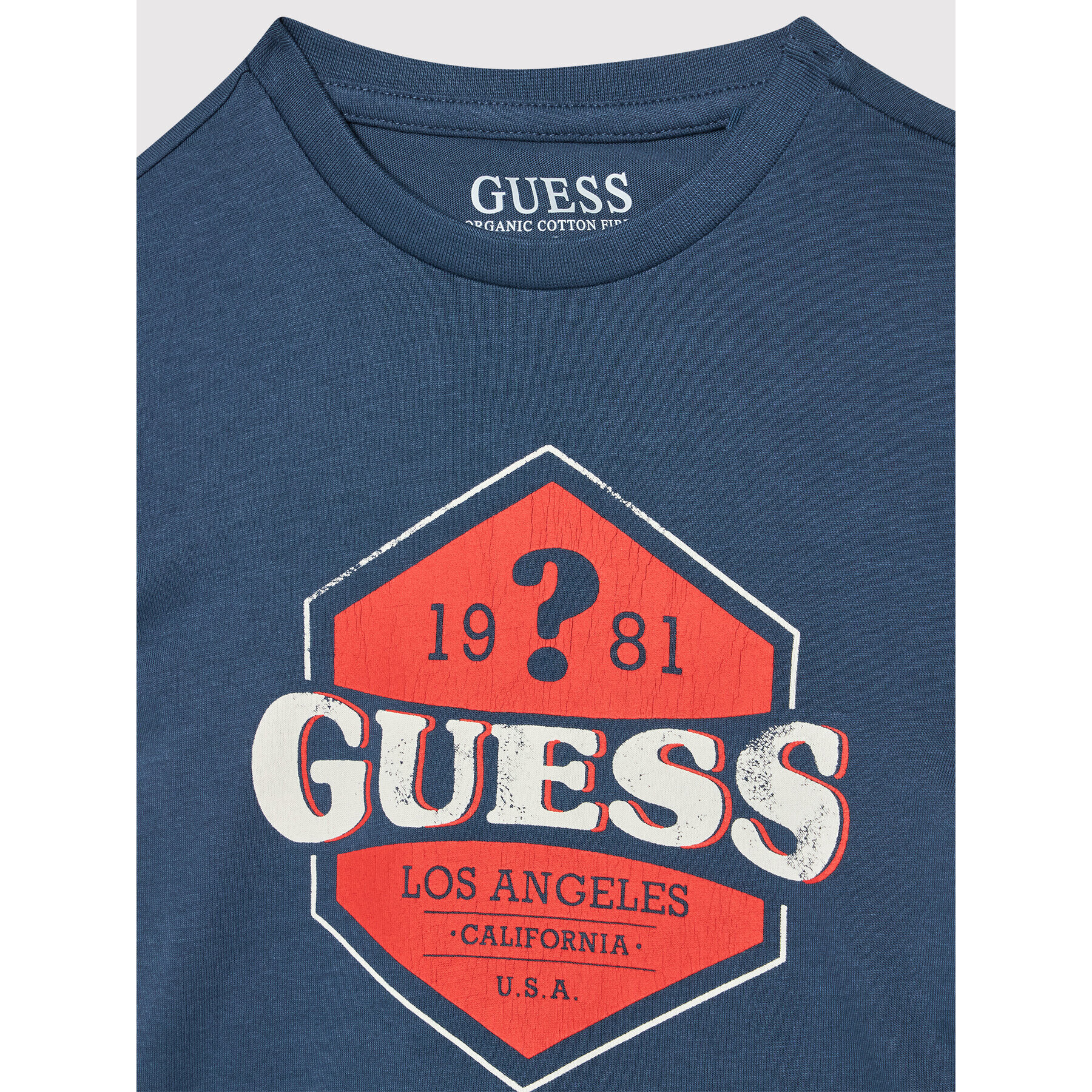 Guess Тишърт N2RI02 K8HM0 Тъмносин Regular Fit - Pepit.bg