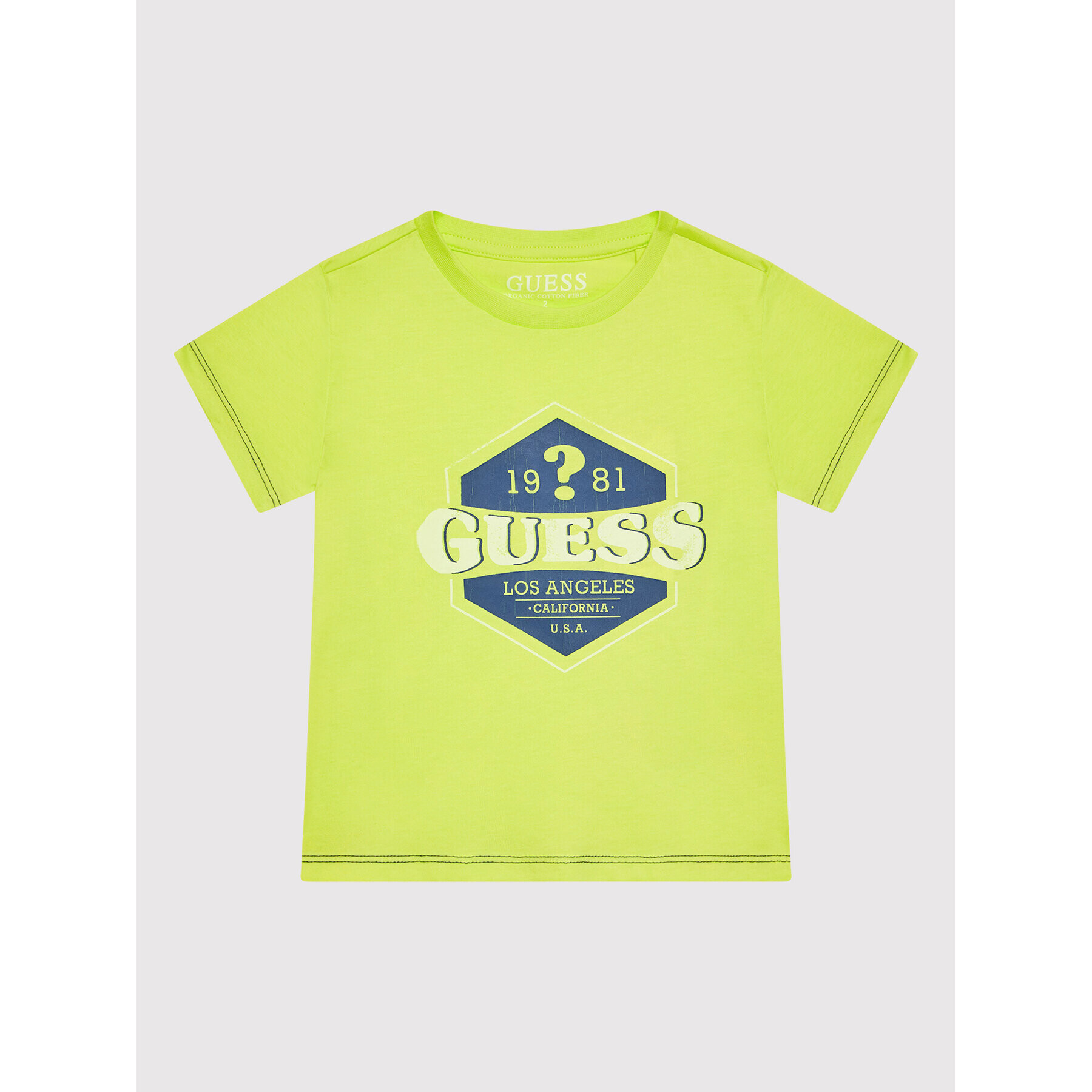 Guess Тишърт N2RI02 K8HM0 Зелен Regular Fit - Pepit.bg