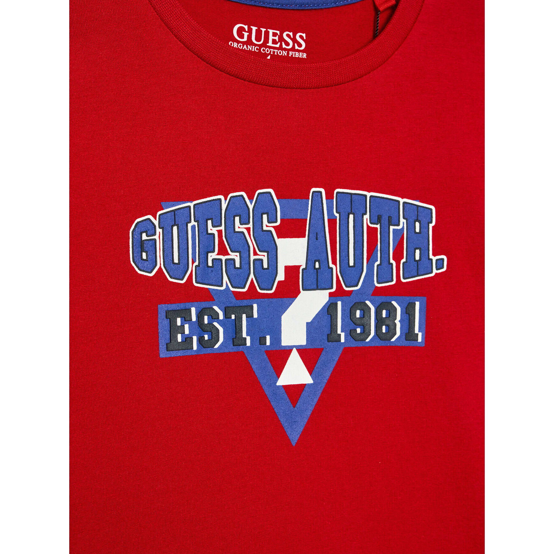 Guess Тишърт N2RI10 K8HM0 Червен Regular Fit - Pepit.bg