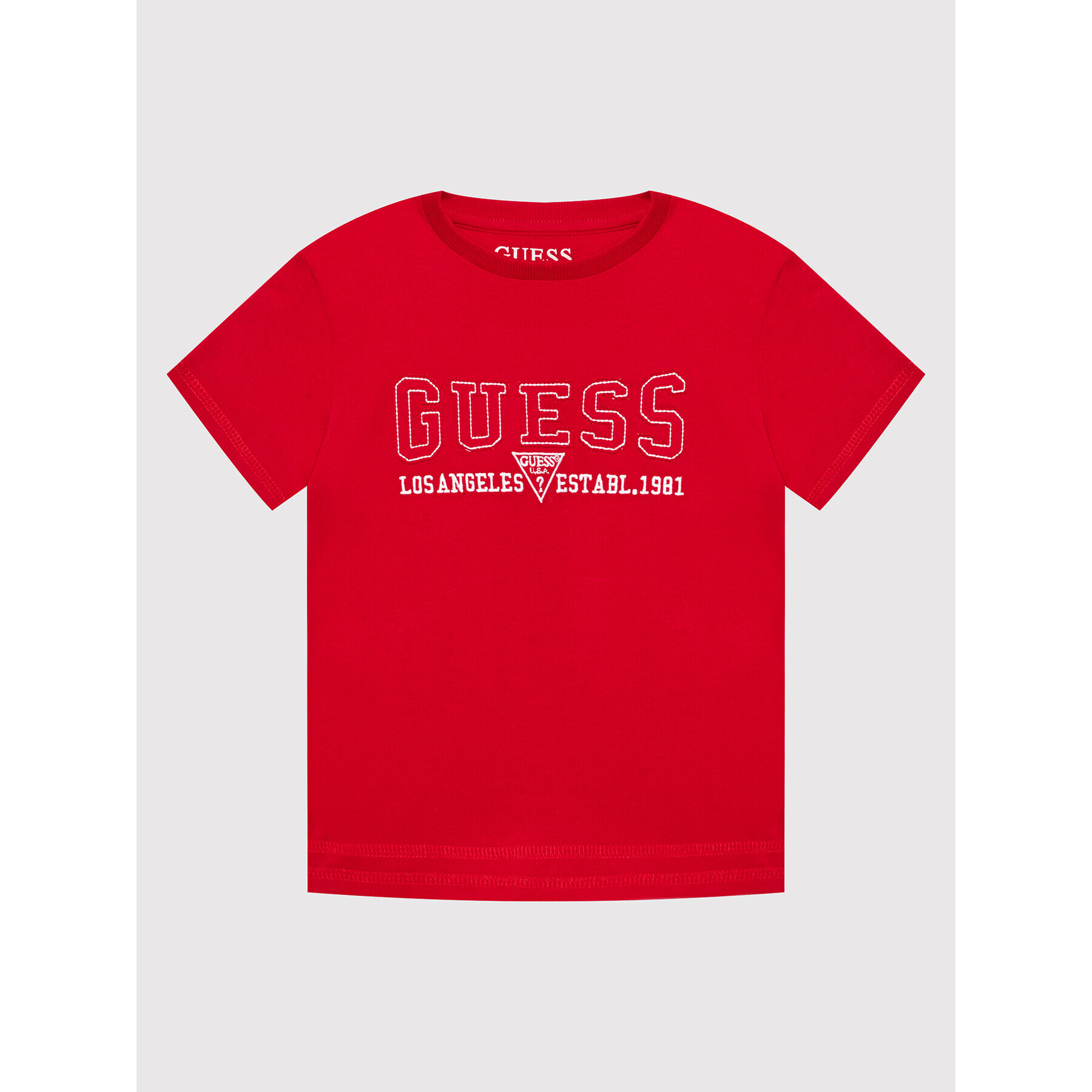 Guess Тишърт N2RI12 K8HM0 Червен Regular Fit - Pepit.bg