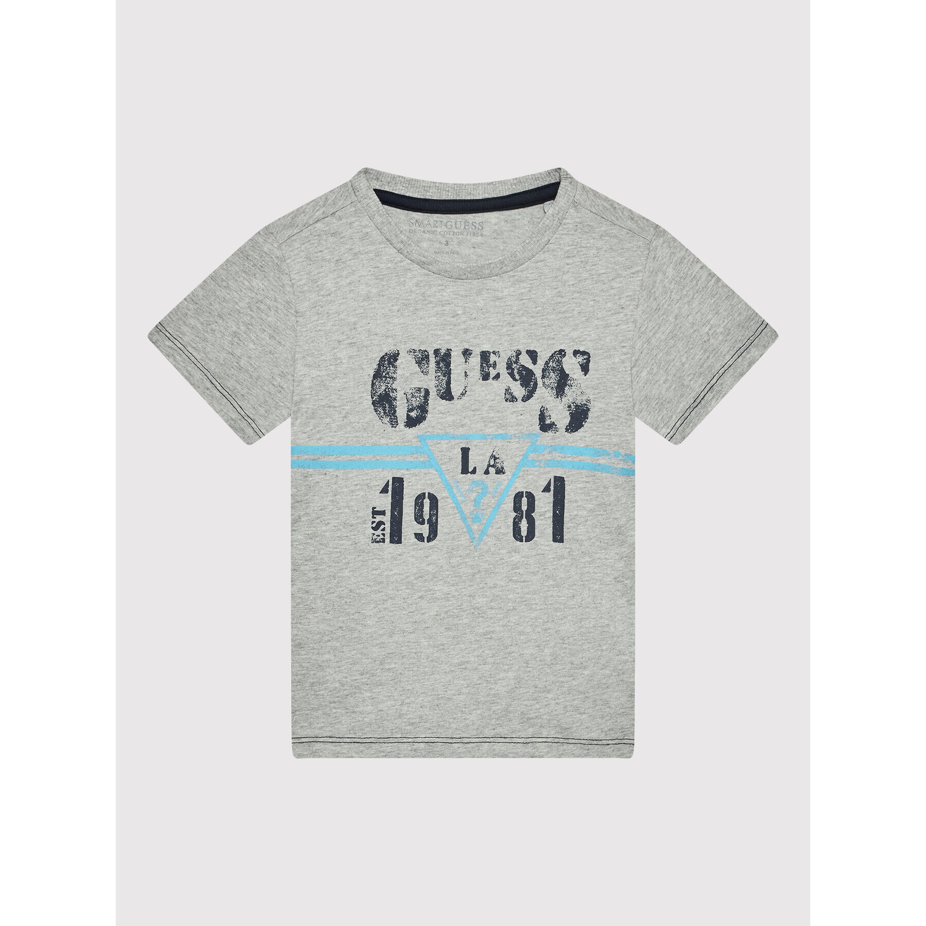 Guess Тишърт N2RI15 K8HM0 Сив Regular Fit - Pepit.bg