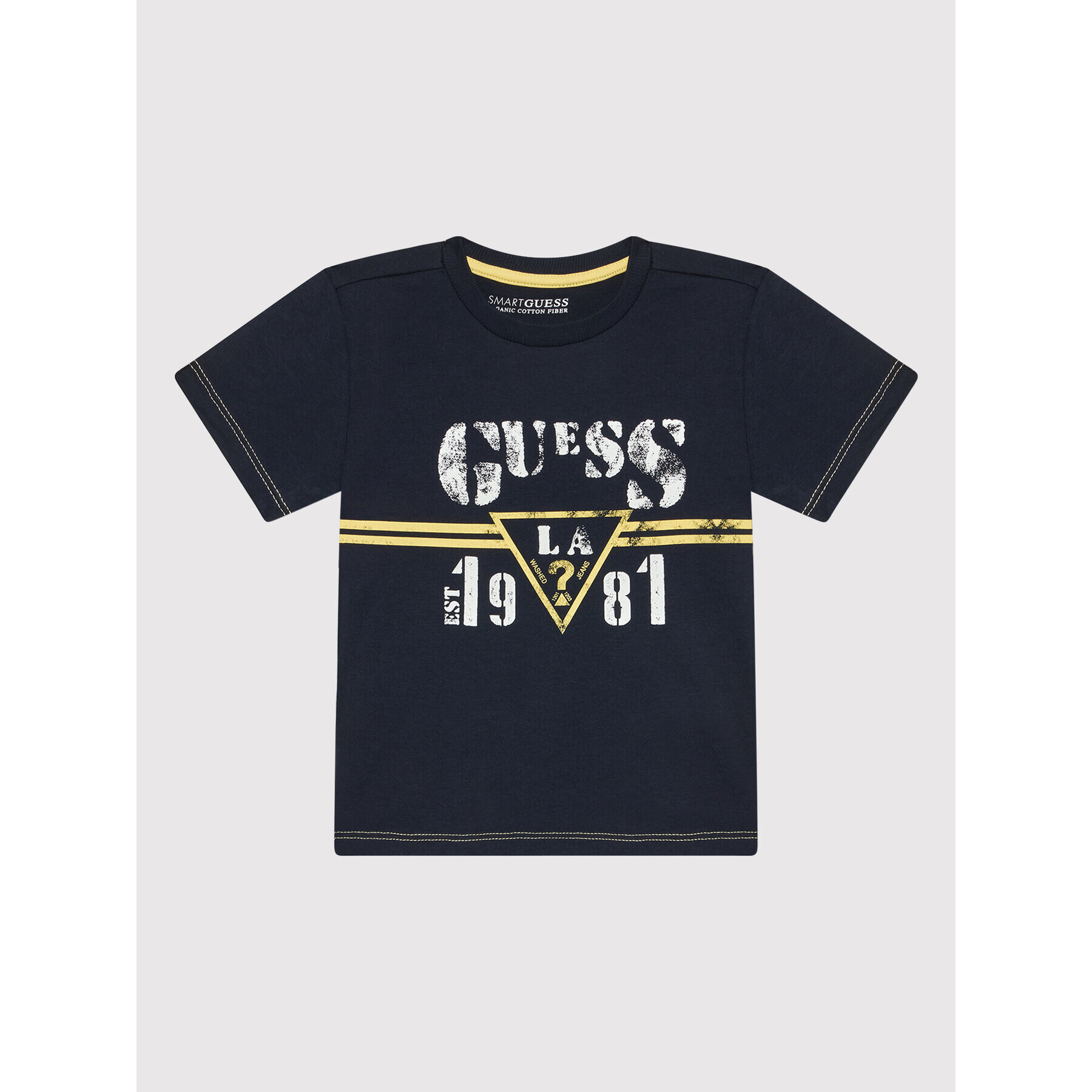 Guess Тишърт N2RI15 K8HM0 Тъмносин Regular Fit - Pepit.bg