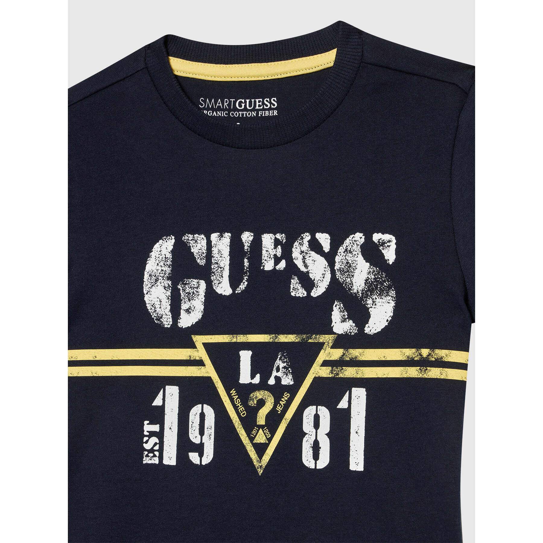 Guess Тишърт N2RI15 K8HM0 Тъмносин Regular Fit - Pepit.bg