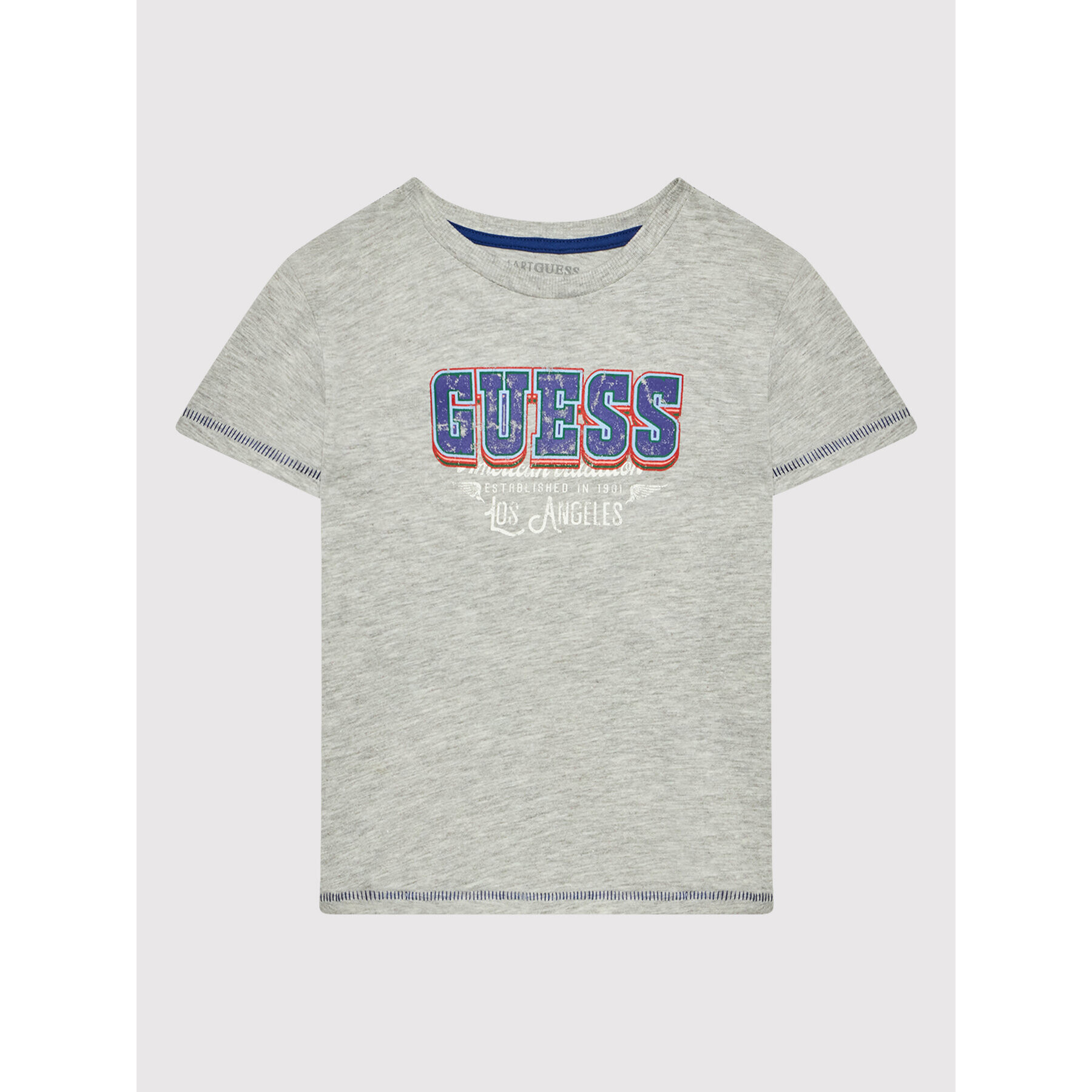 Guess Тишърт N2RI25 K8HM0 Сив Regular Fit - Pepit.bg