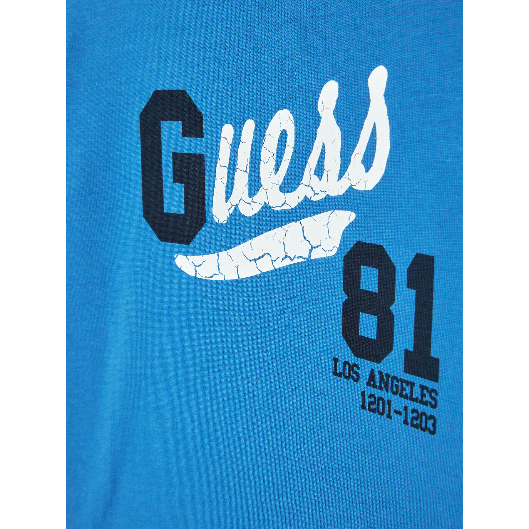 Guess Тишърт N2YI11 K8HM0 Син Regular Fit - Pepit.bg