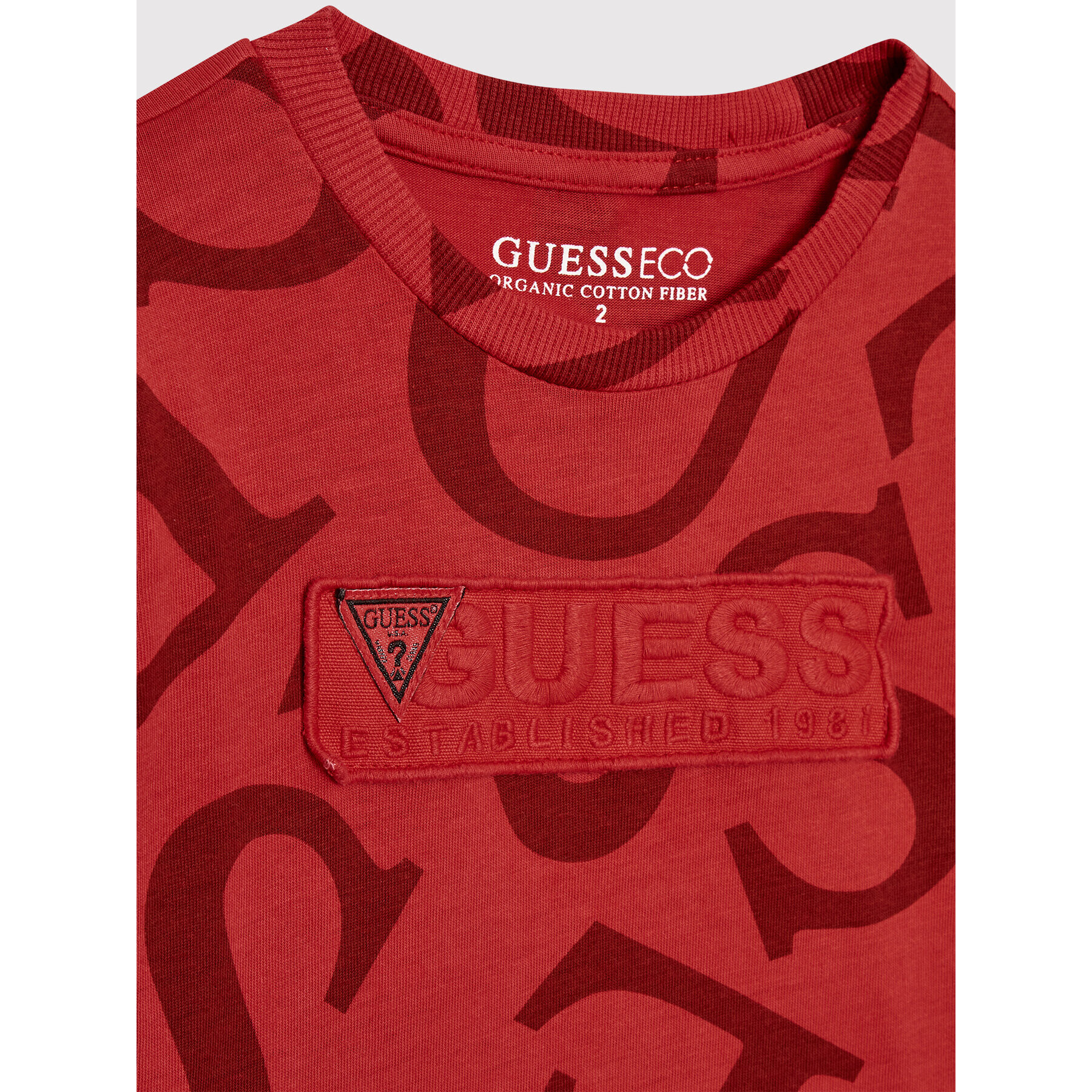 Guess Тишърт N2YI32 K8HM0 Червен Regular Fit - Pepit.bg